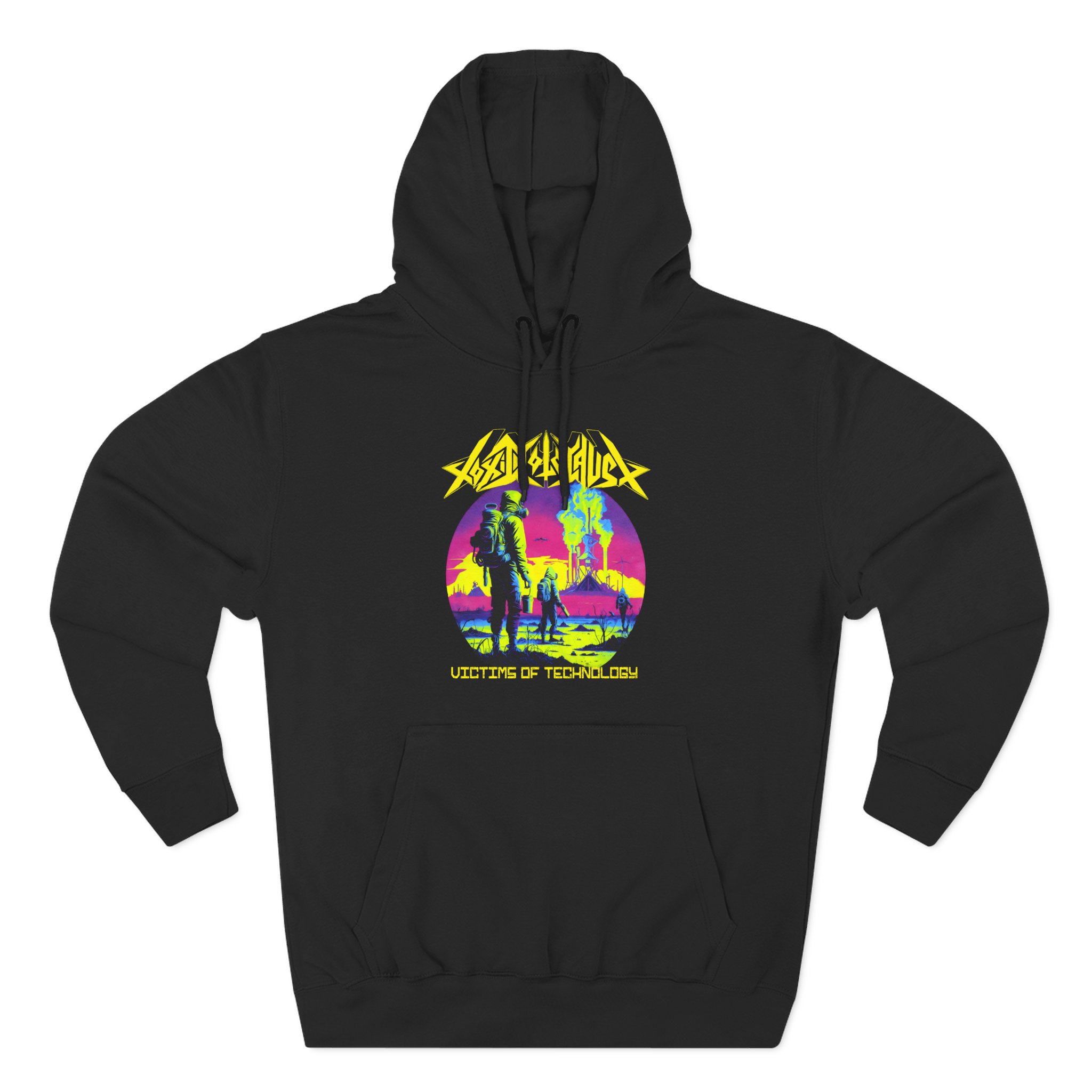Toxic Holocaust Victims of Technology Three-Panel Fleece Hoodie
