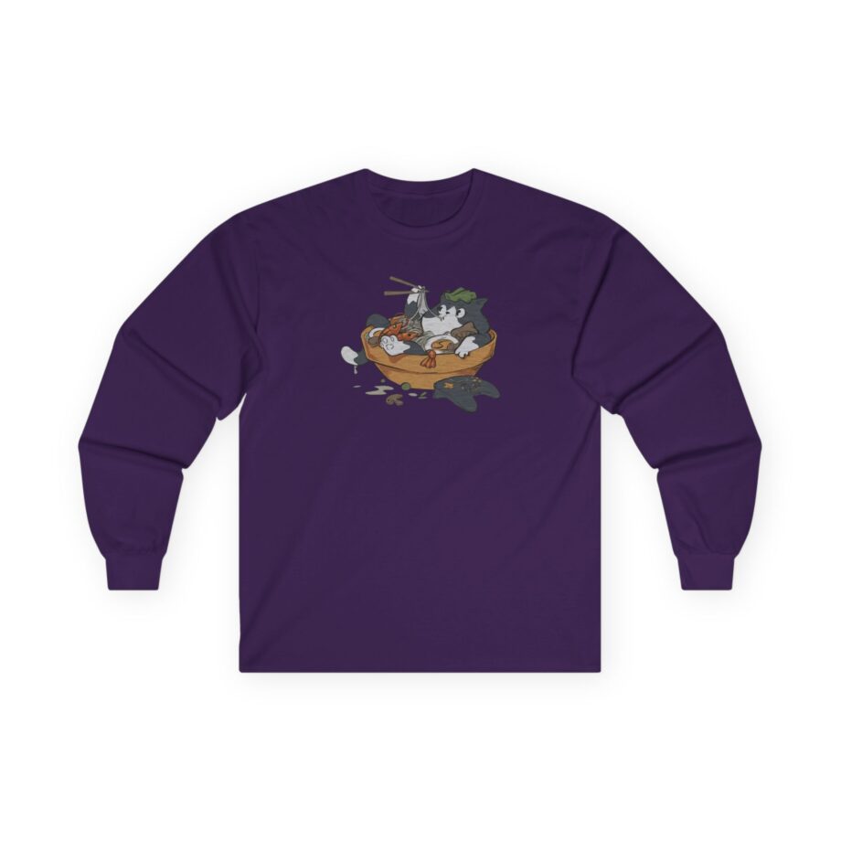 Lirik Ramen Cat Unisex Ultra Cotton Long Sleeve Tee