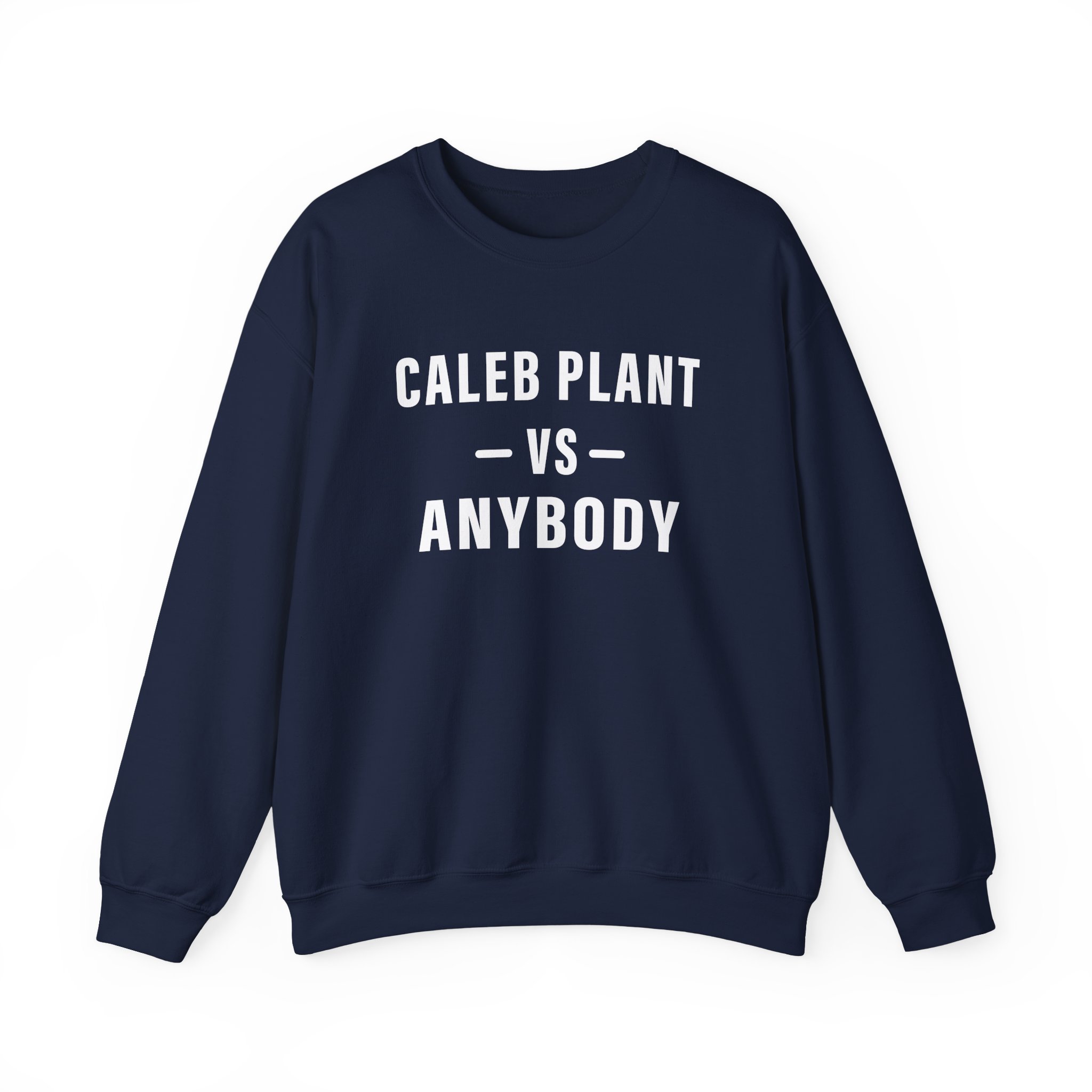 Caleb Plant Caleb vs. Anybody Unisex Heavy Blendâ„¢ Crewneck Sweatshirt