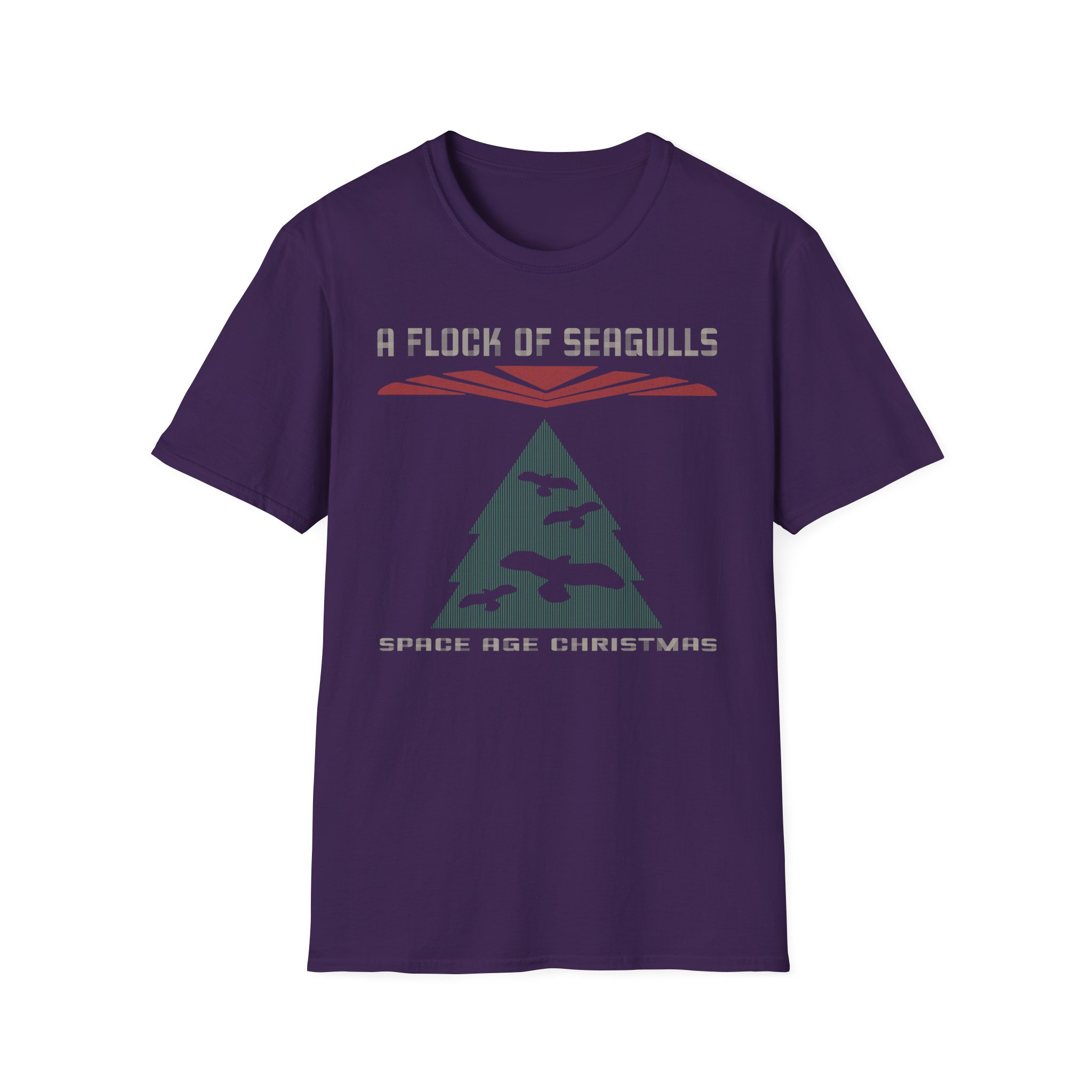 A Flock of Seagulls Ugly Xmas Unisex Softstyle T-Shirt
