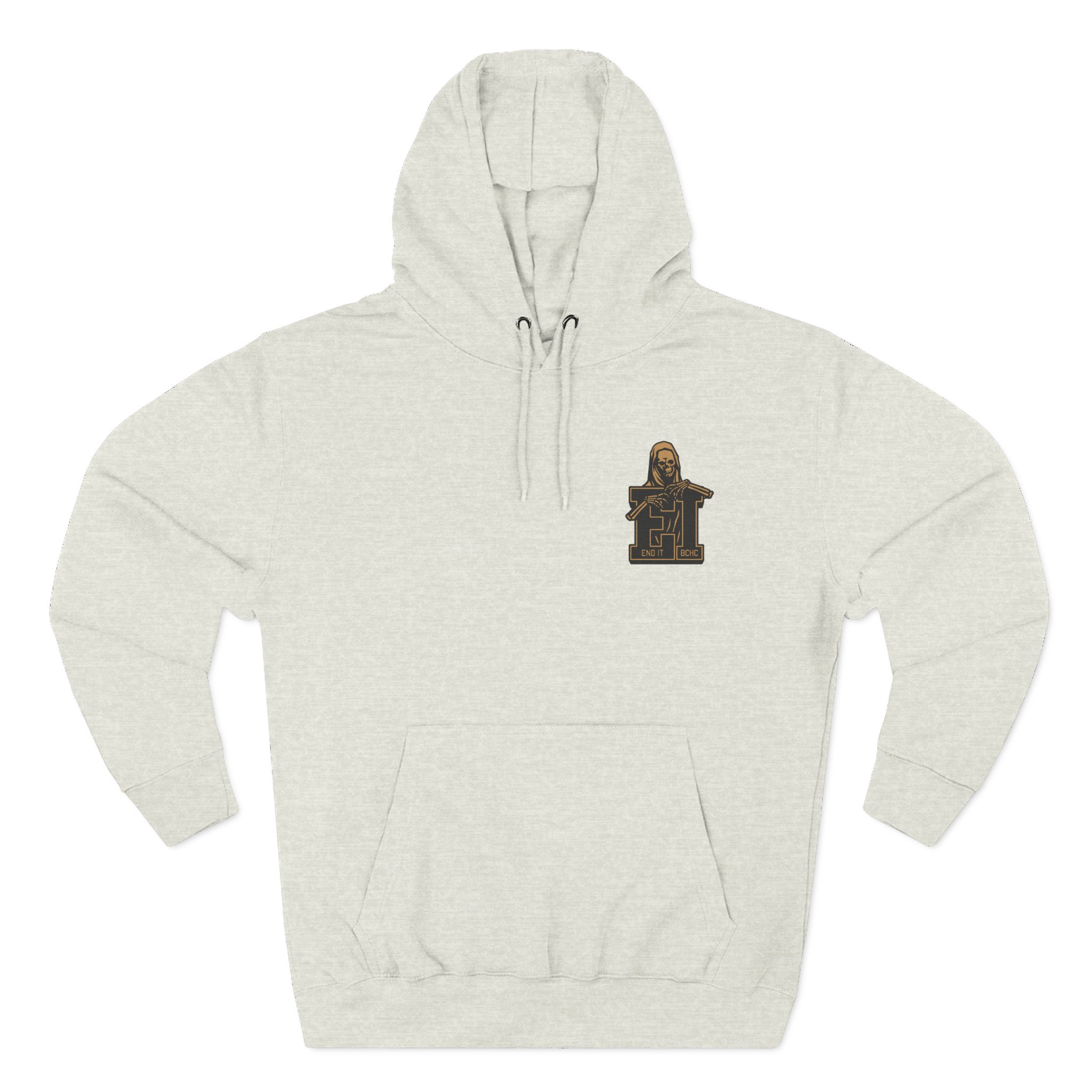 End It Bchc Reaper Emblem Three-Panel Fleece Hoodie