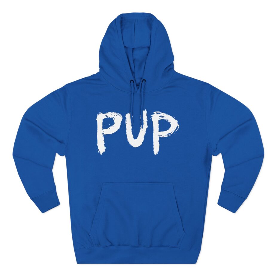 Pup Logo Three-Panel Fleece Hoodie