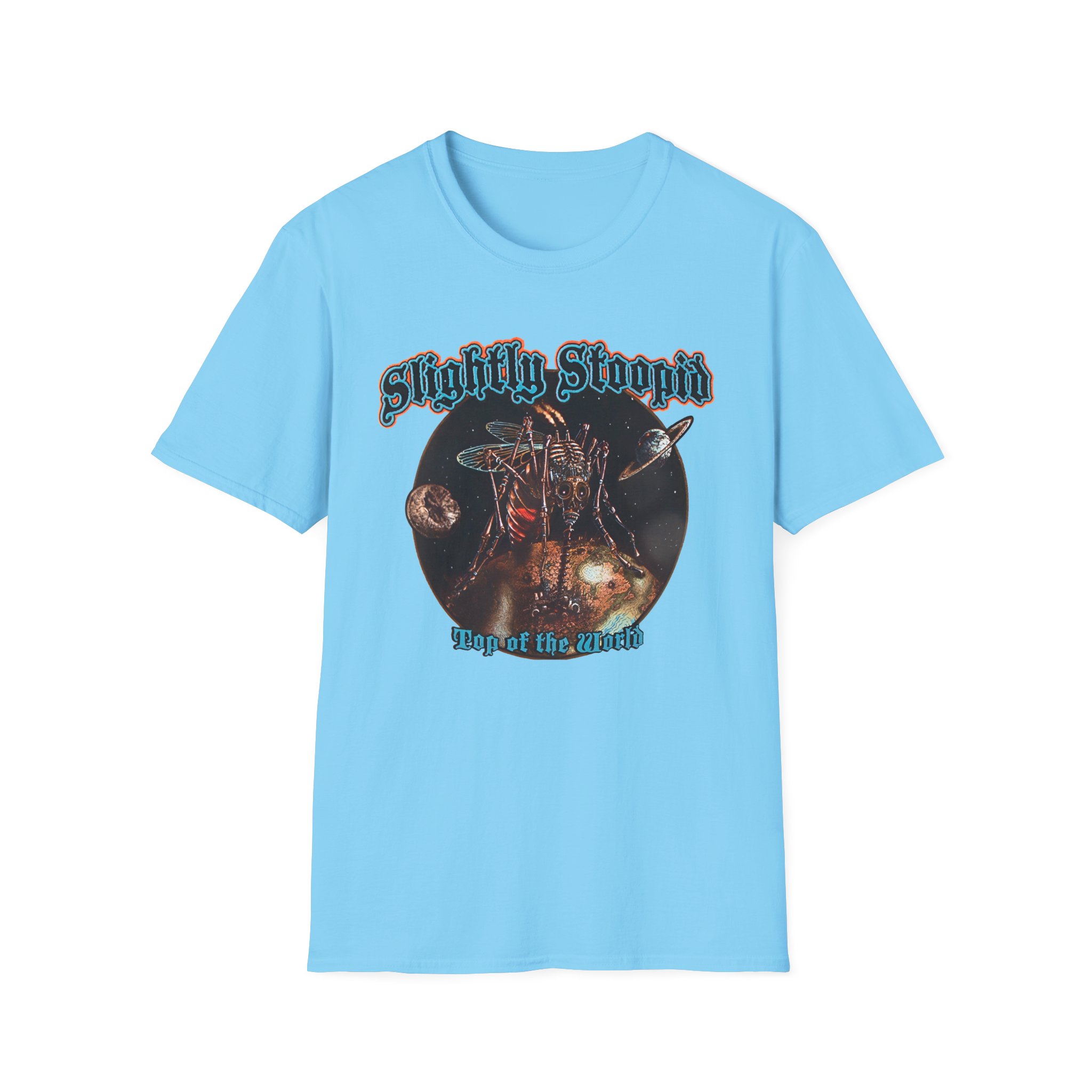 Slightly Stoopid Top of the World Golden Goods Unisex Softstyle T-Shirt