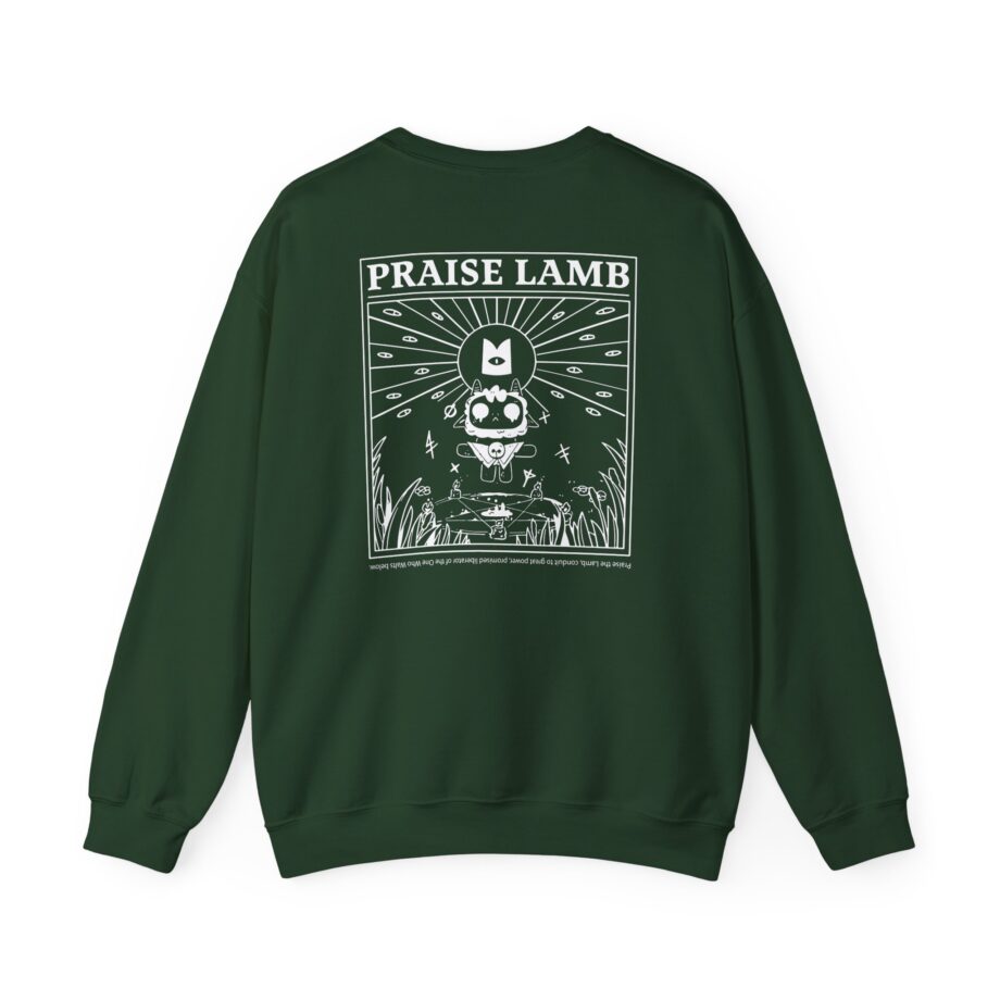 Cult of the Lamb Praise Lamb Unisex Heavy Blend™ Crewneck Sweatshirt