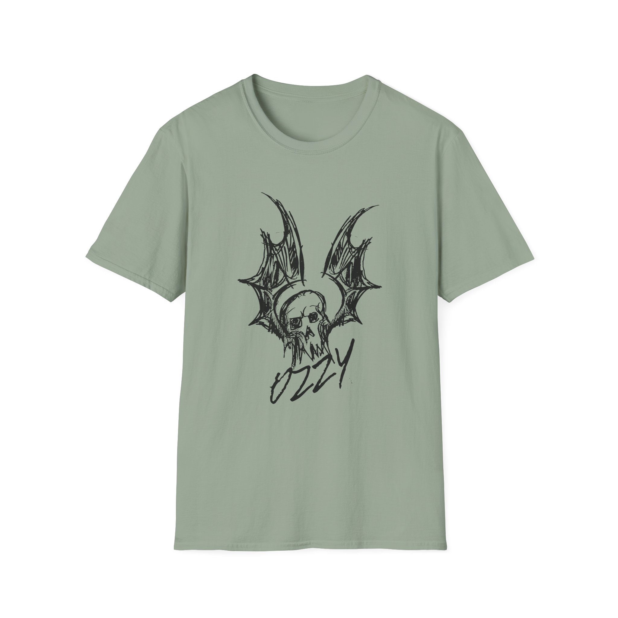 Ozzy Osbourne Bat Sketch Unisex Softstyle T-Shirt