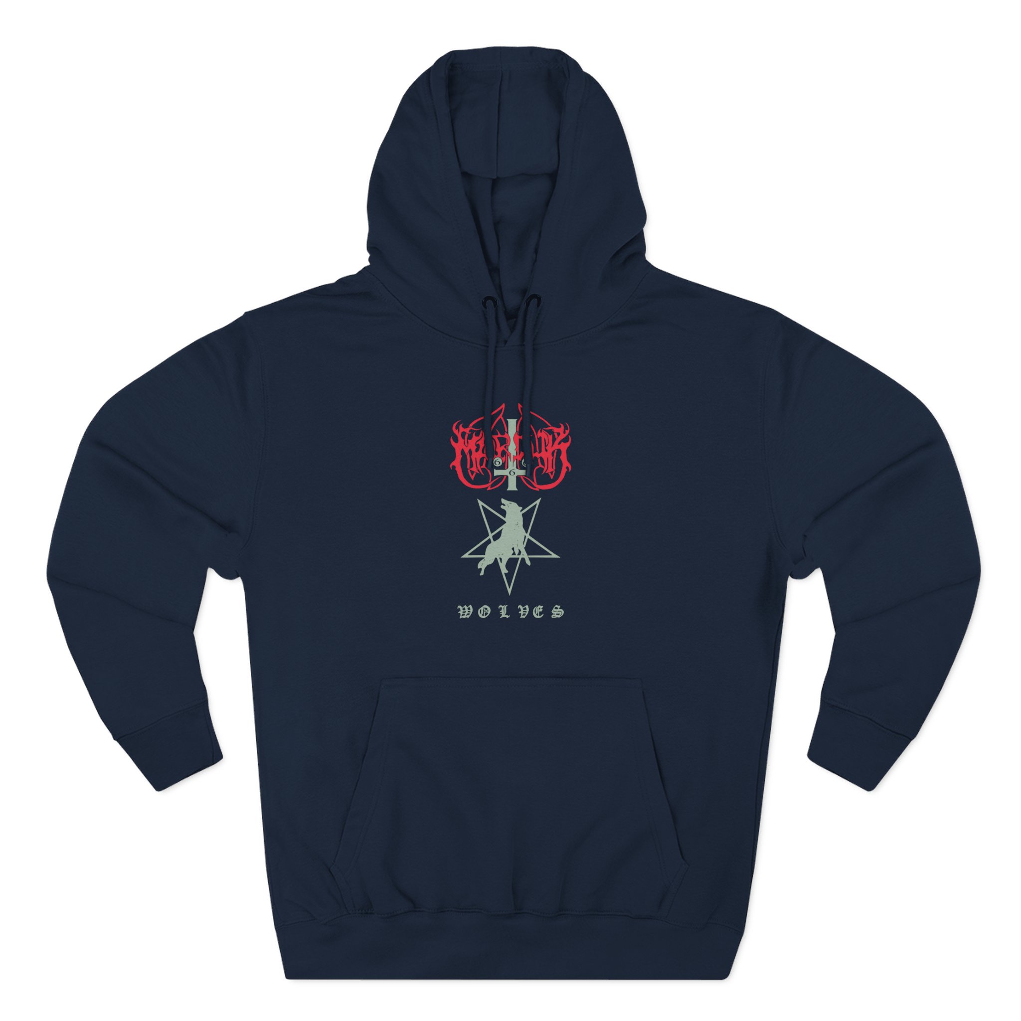 Marduk Wolves Three-Panel Fleece Hoodie