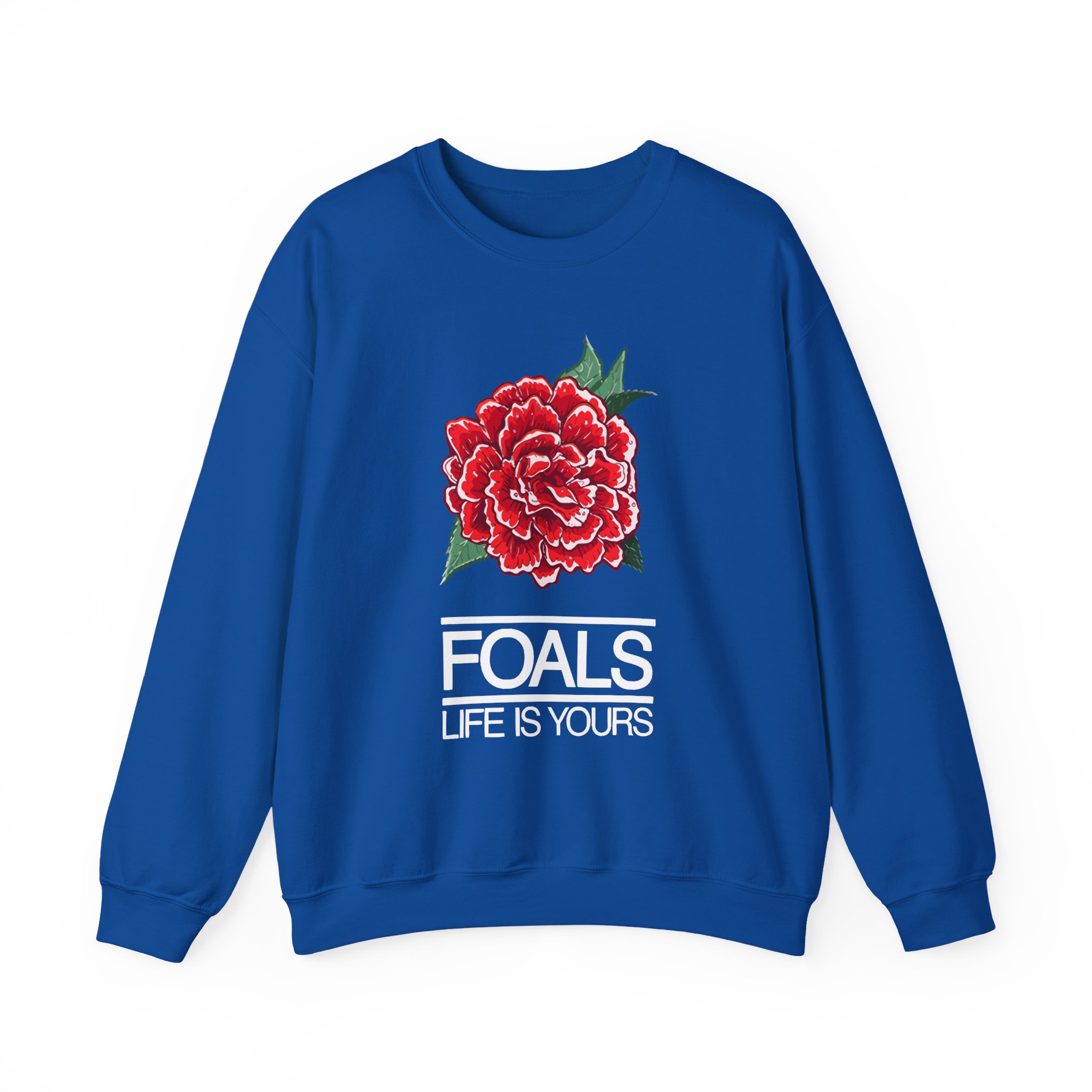 Foals Red Rose Unisex Heavy Blendâ„¢ Crewneck Sweatshirt