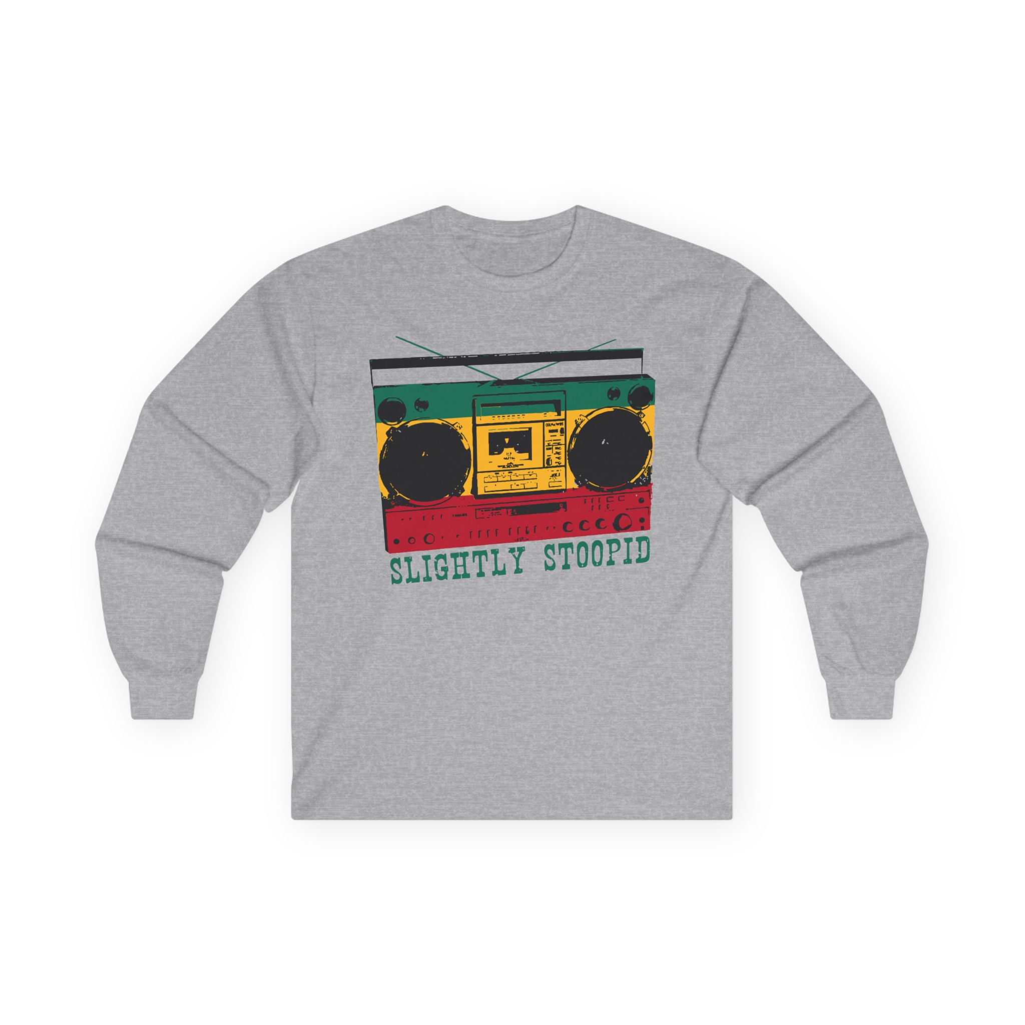 Slightly Stoopid Ghetto Blaster Raglan Unisex Ultra Cotton Long Sleeve Tee