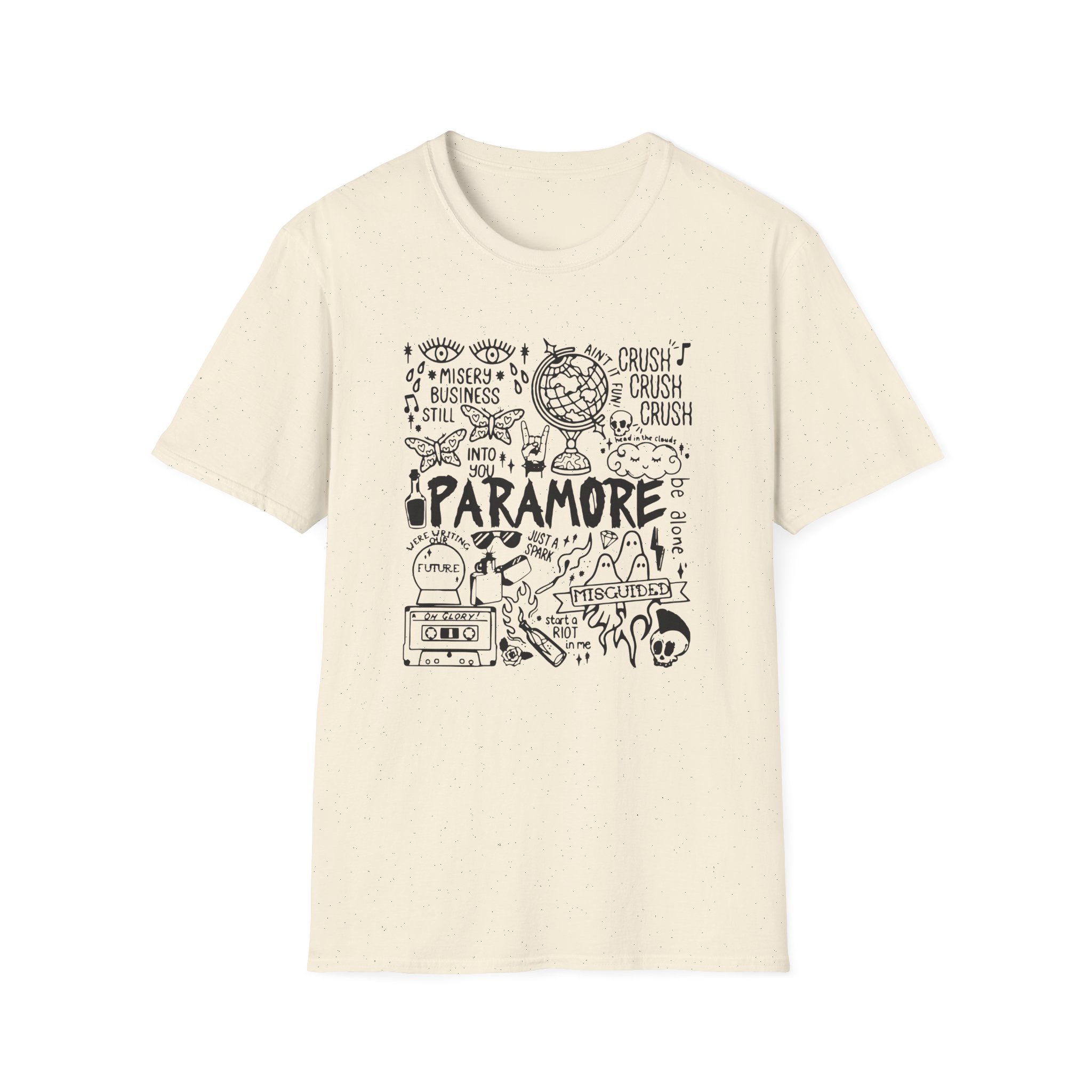 Hayley Willians Camiseta Paramore Emo Rock Unisex Softstyle T-Shirt