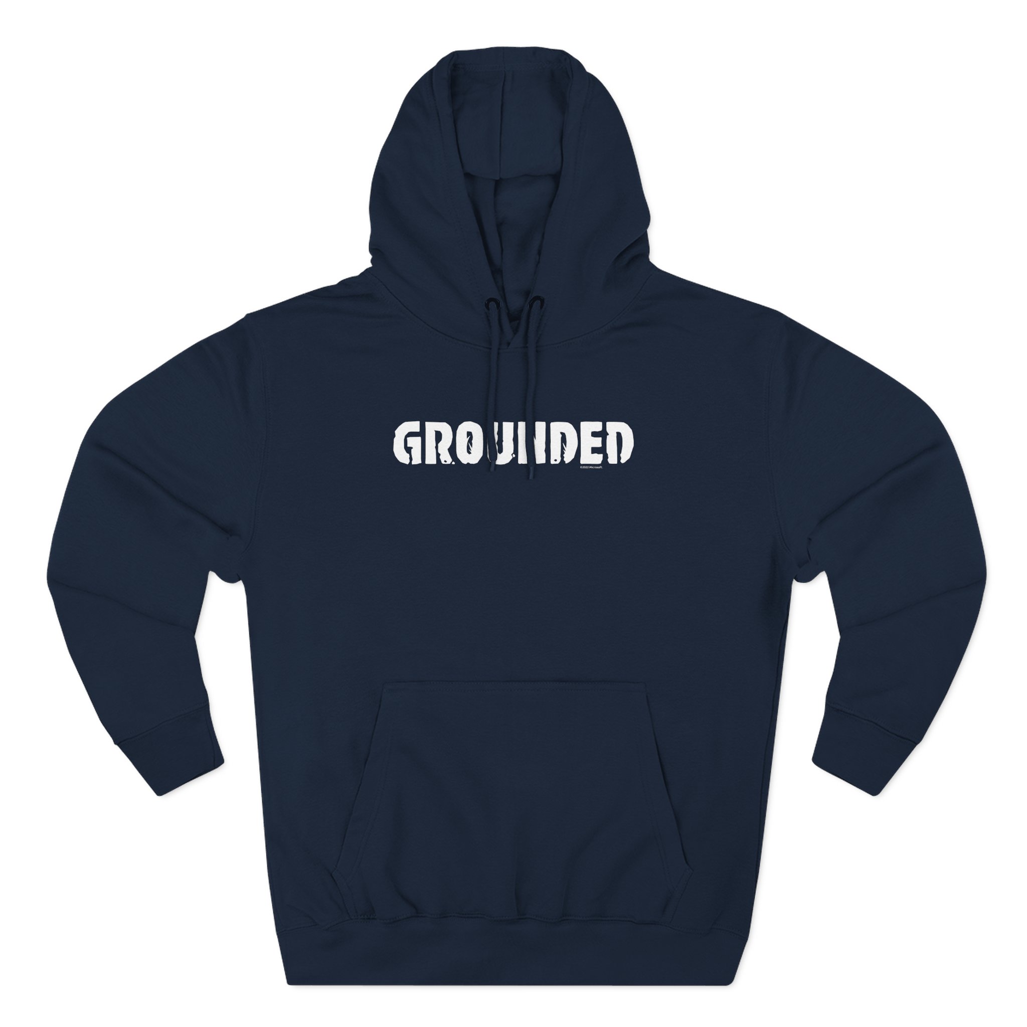 Grounded Logo Three-Panel Fleece Hoodie