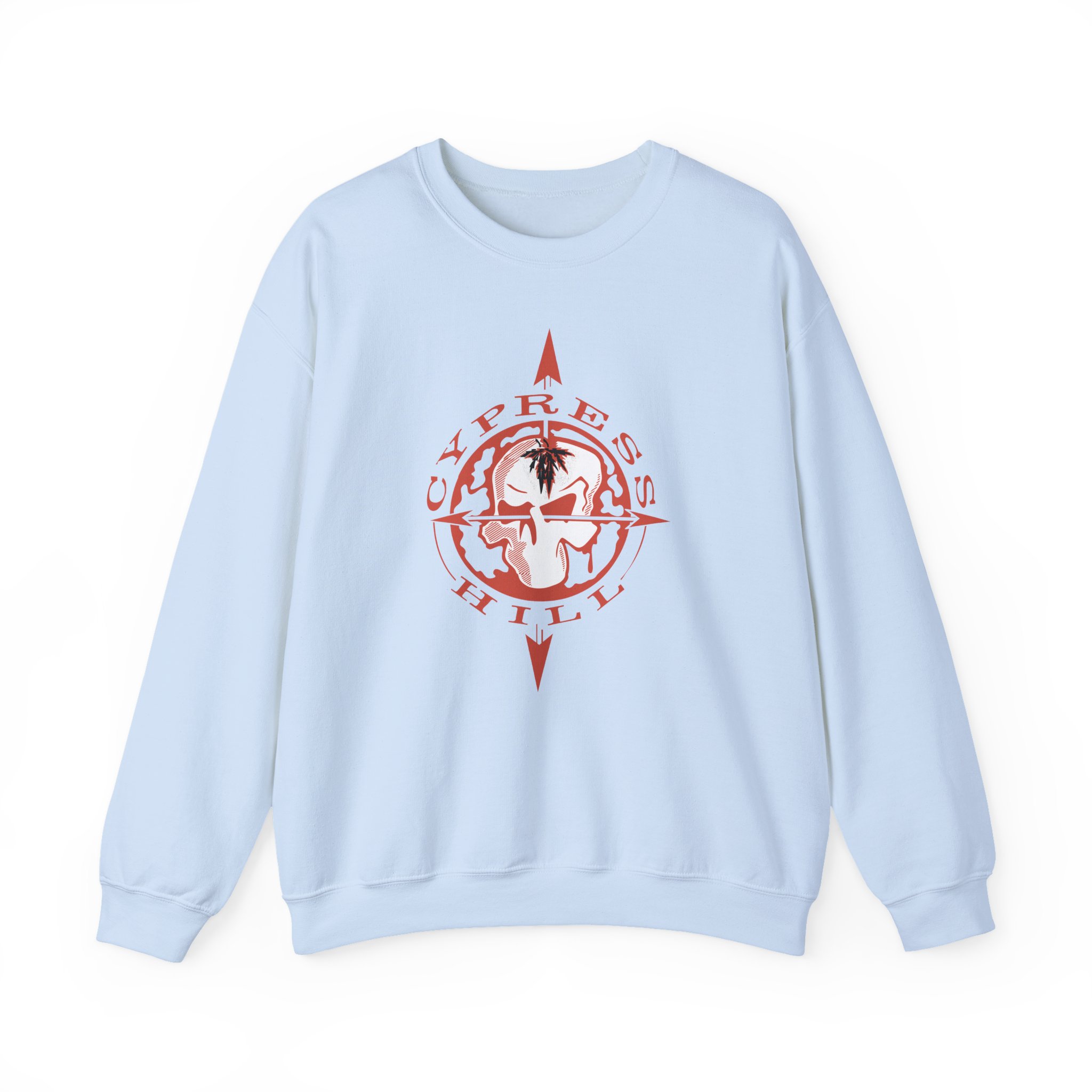 Cypress Hill Skull N Compass Unisex Heavy Blendâ„¢ Crewneck Sweatshirt