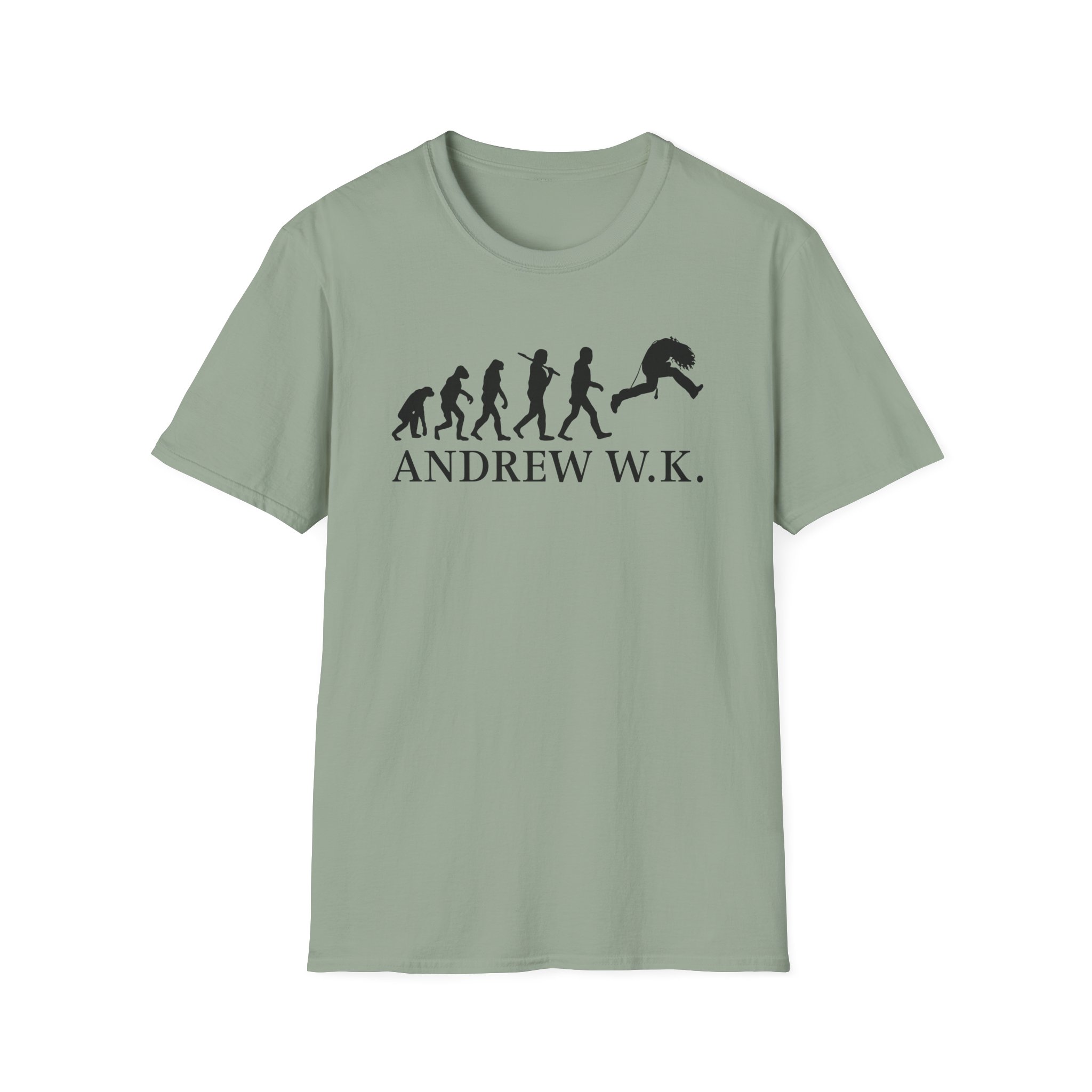 Andrew Wk Evolution of Partying Unisex Softstyle T-Shirt