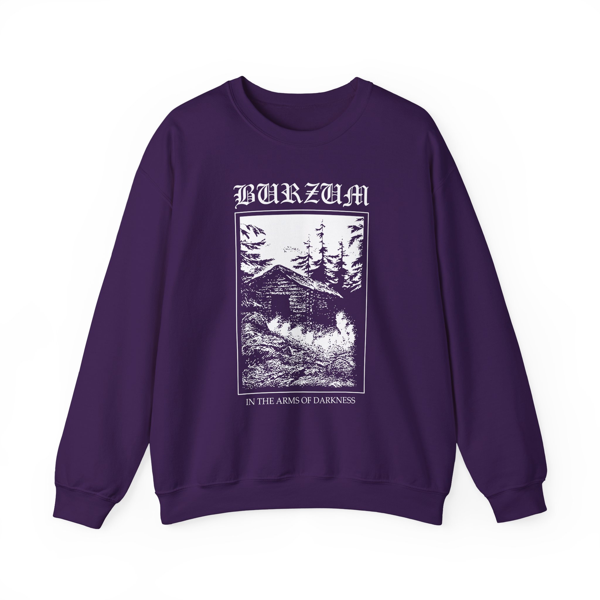 Burzum in the Arms of Darkness Unisex Heavy Blendâ„¢ Crewneck Sweatshirt