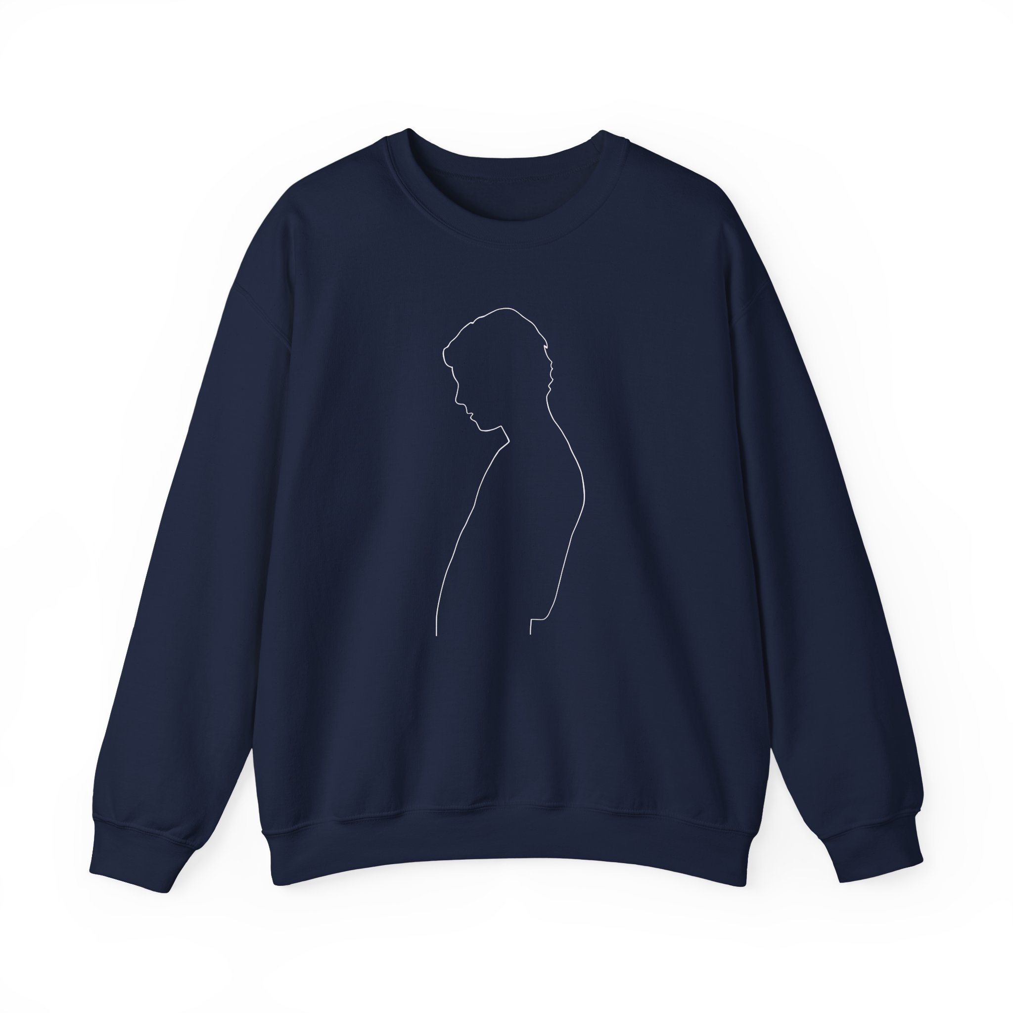 Tom Odell Silhouette Unisex Heavy Blendâ„¢ Crewneck Sweatshirt