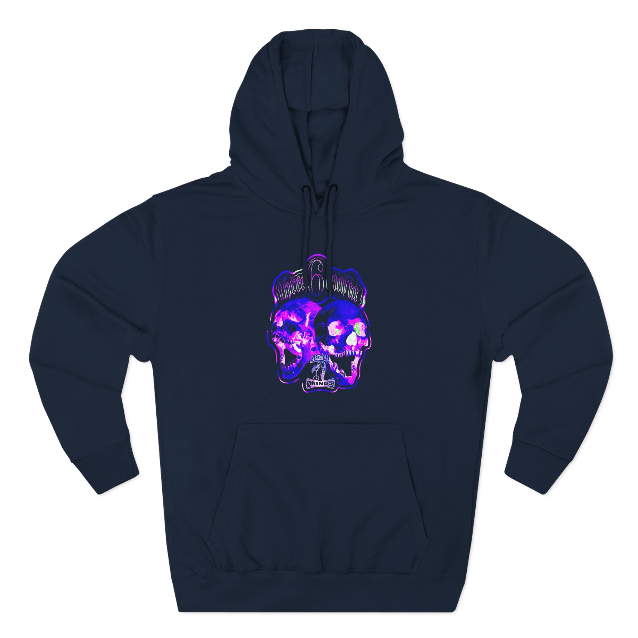 Three 6 Mafia Hard Hittaz Three-Panel Fleece Hoodie