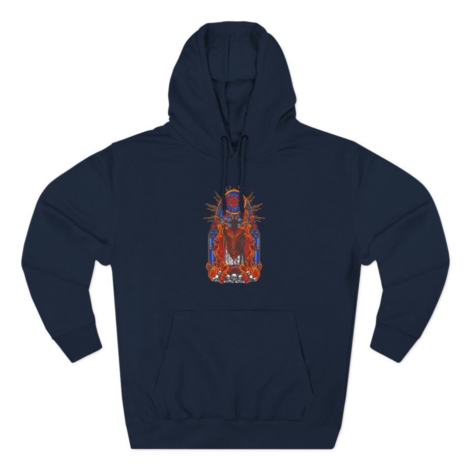 Slayer Goatgod Stained Glass Three-Panel Fleece Hoodie