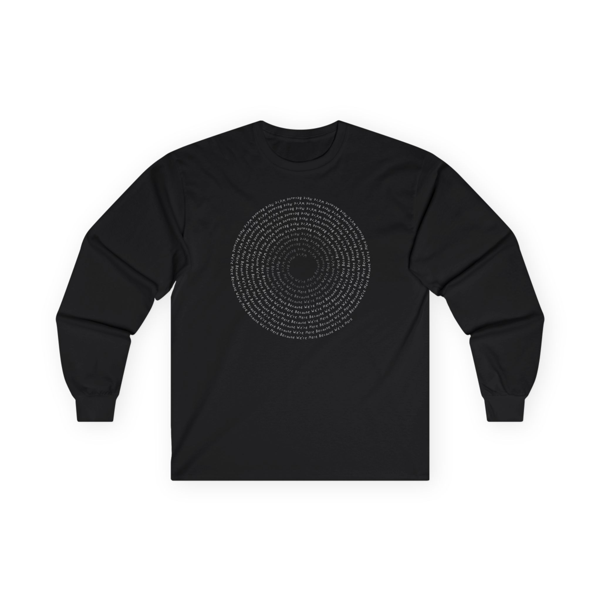 Drawfee We're Here Spiral Unisex Ultra Cotton Long Sleeve Tee