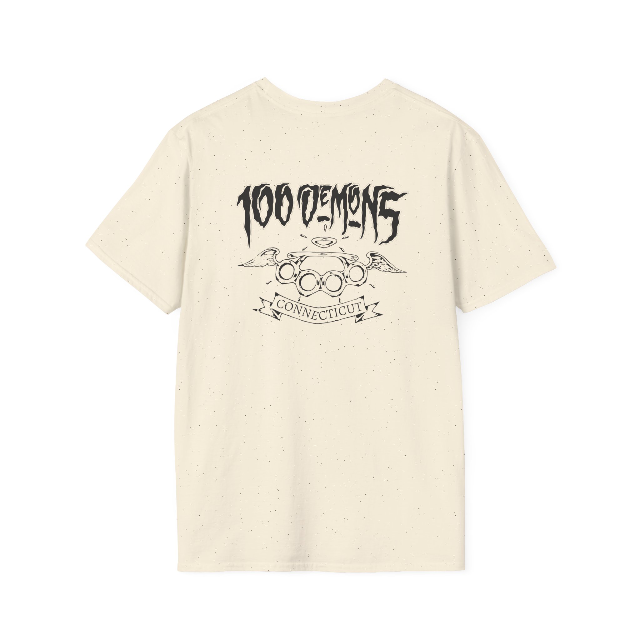 100 Demons Connecticut Hardcore Unisex Softstyle T-Shirt
