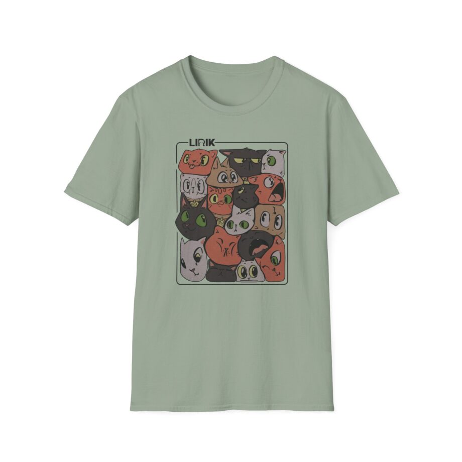 Lirik Squished Cat Jar Unisex Softstyle T-Shirt