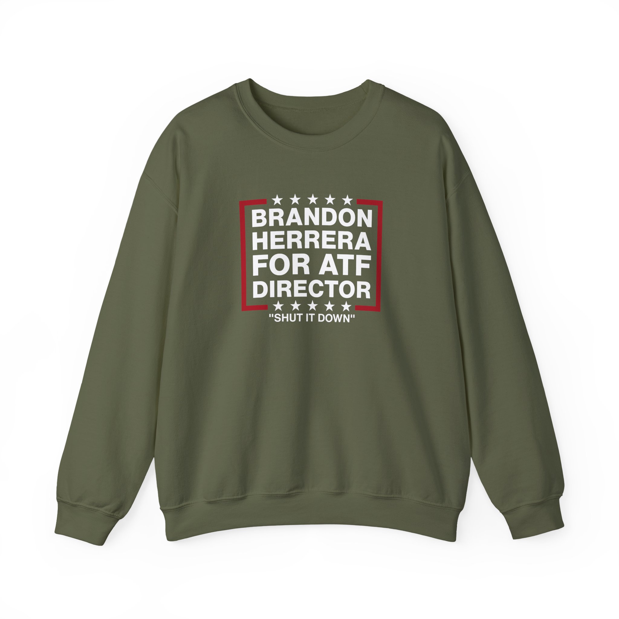 Brandon Herrera Atf Director Unisex Heavy Blendâ„¢ Crewneck Sweatshirt