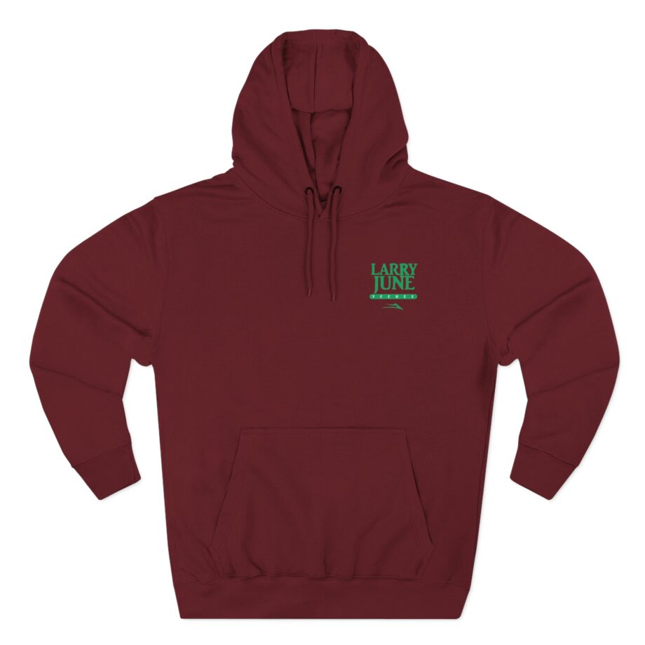Larry June Three-Panel Fleece Hoodie