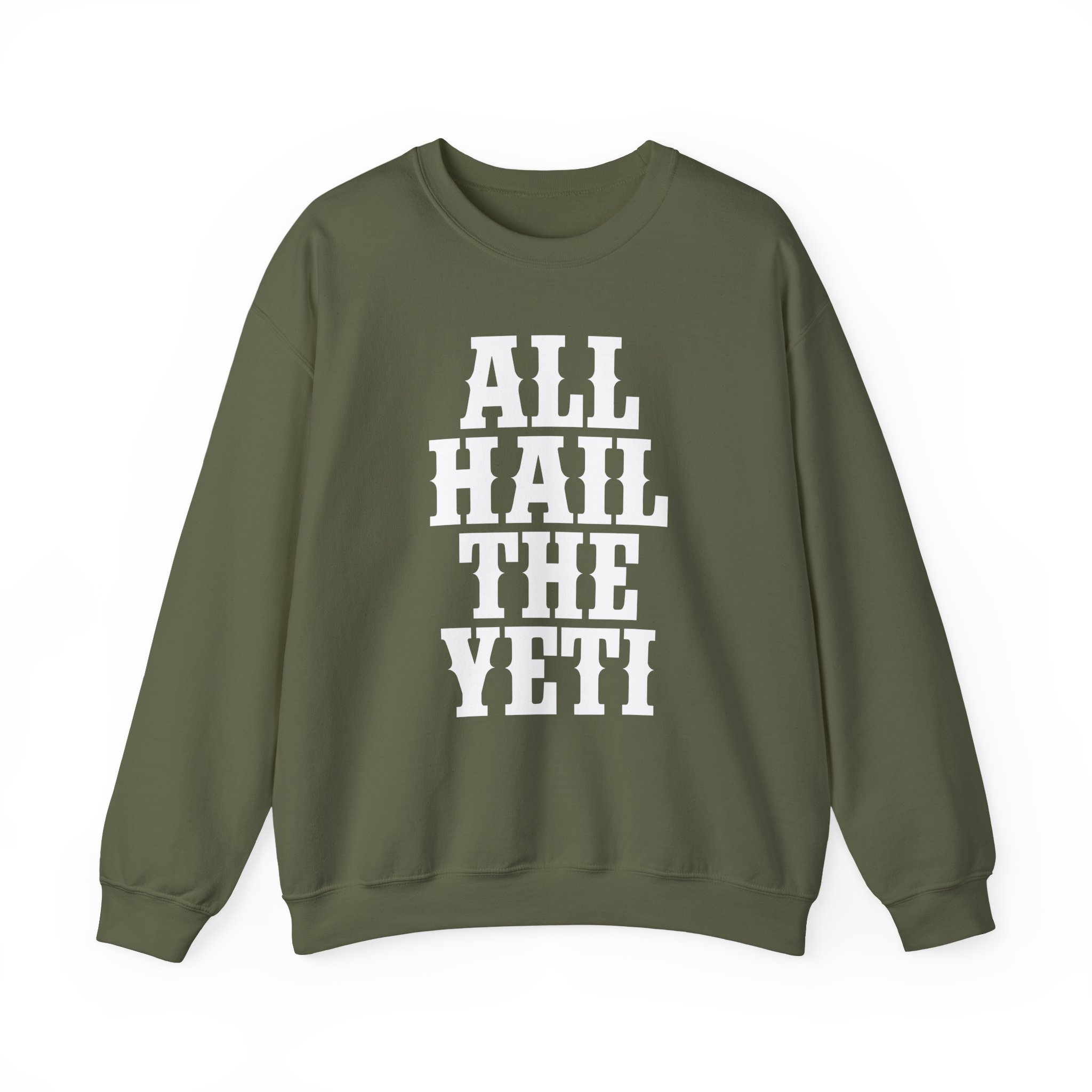 All Hail the Yeti Logo Unisex Heavy Blendâ„¢ Crewneck Sweatshirt