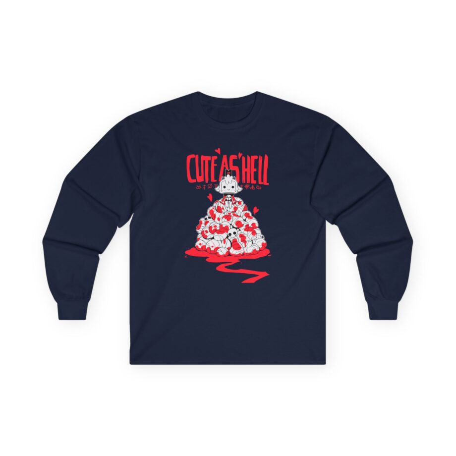 Cult of the Lamb Cute as Hell Unisex Ultra Cotton Long Sleeve Tee