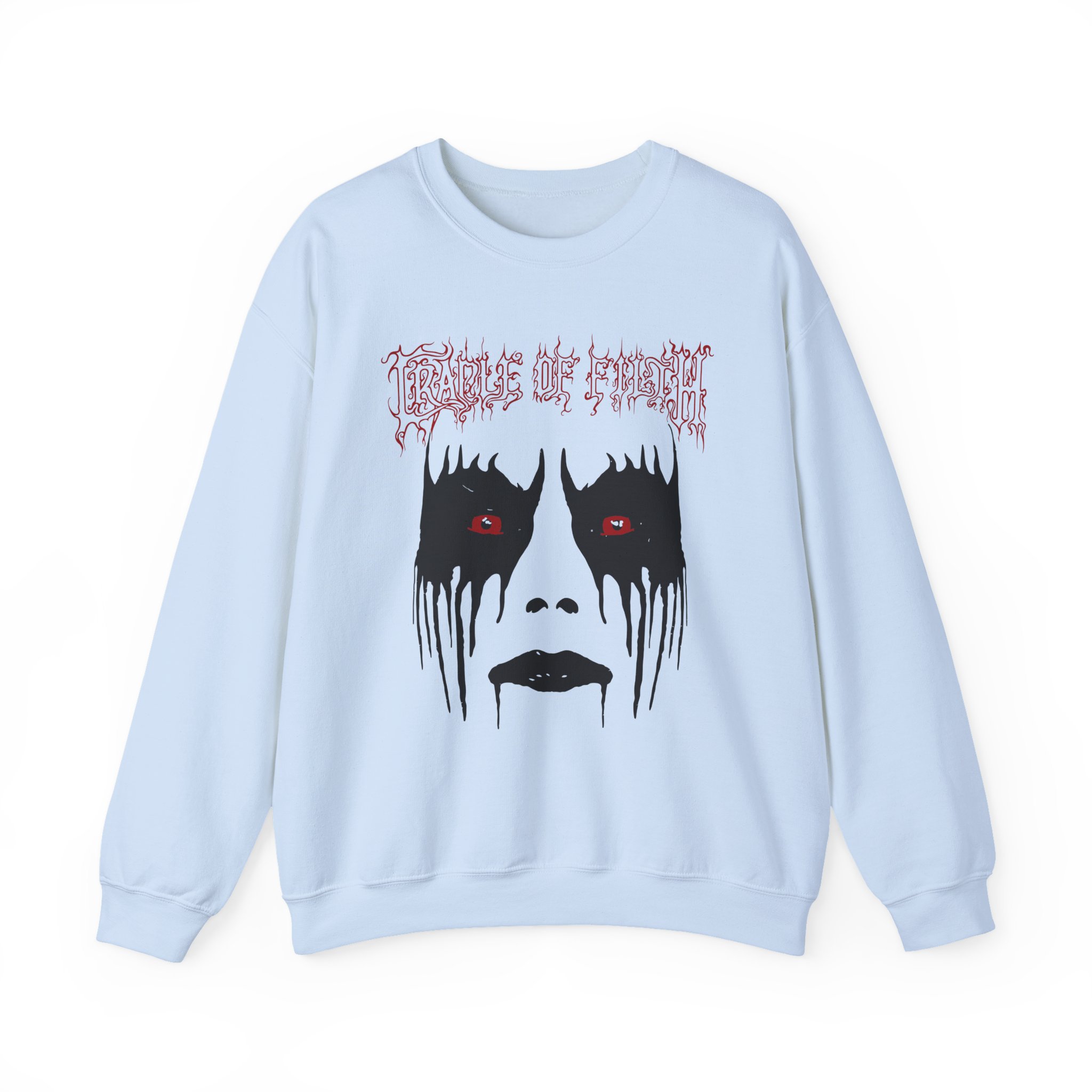 Cradle of Filth Dani Make Up Unisex Heavy Blendâ„¢ Crewneck Sweatshirt