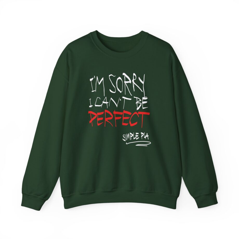 Simple Plan I'm Sorry I Can't Be Perfect Unisex Heavy Blend™ Crewneck Sweatshirt