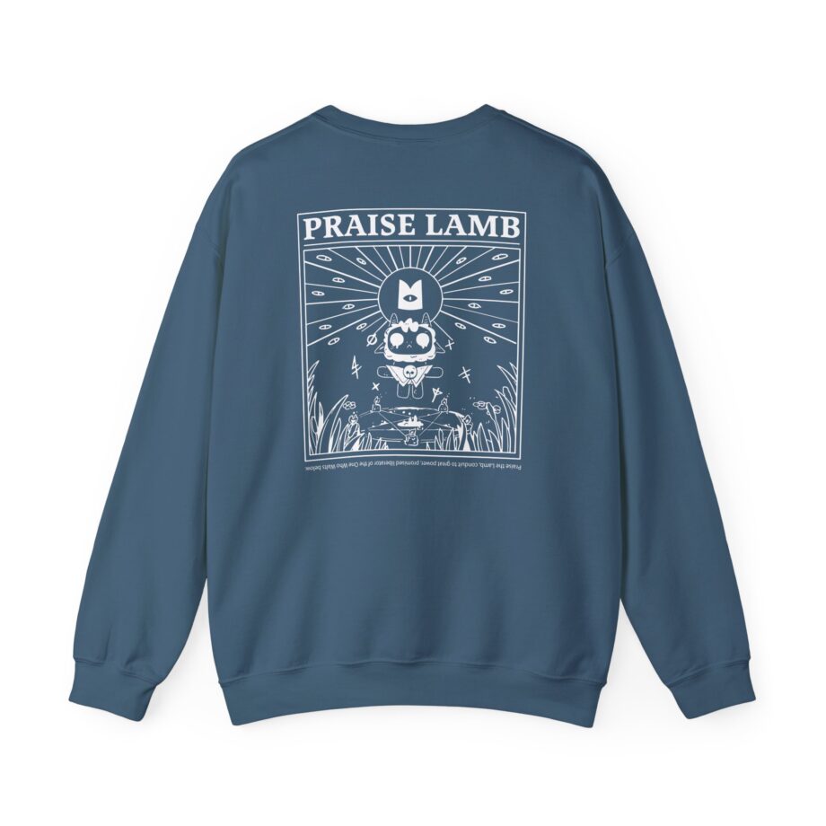 Cult of the Lamb Praise Lamb Unisex Heavy Blend™ Crewneck Sweatshirt