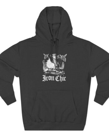 Iron Chic Three-Panel Fleece Hoodie