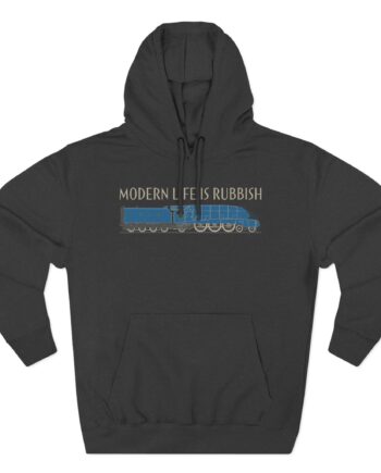 Blur Modern Life is Rubbish Train Three-Panel Fleece Hoodie