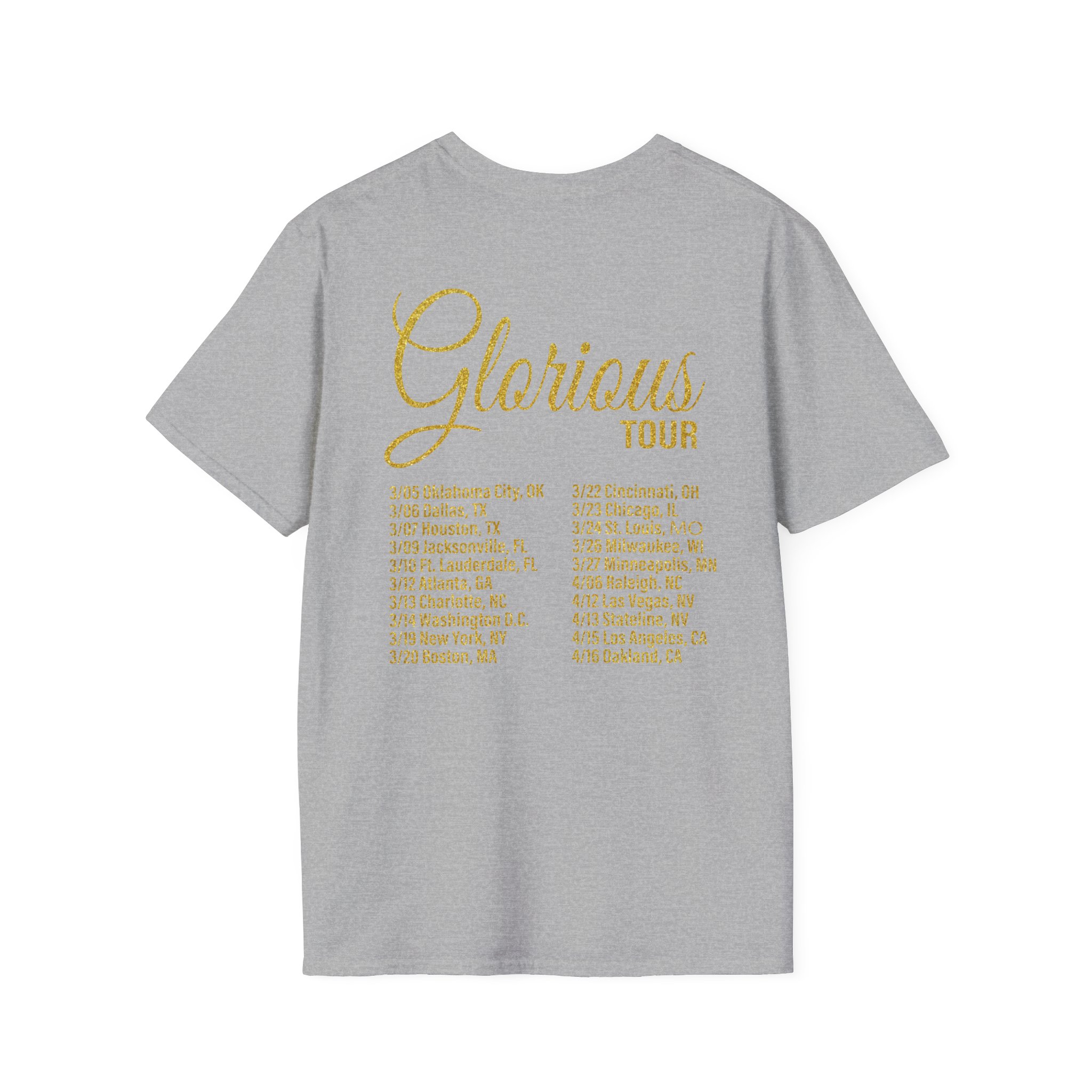 Glorilla Glorious Tour Unisex Softstyle T-Shirt