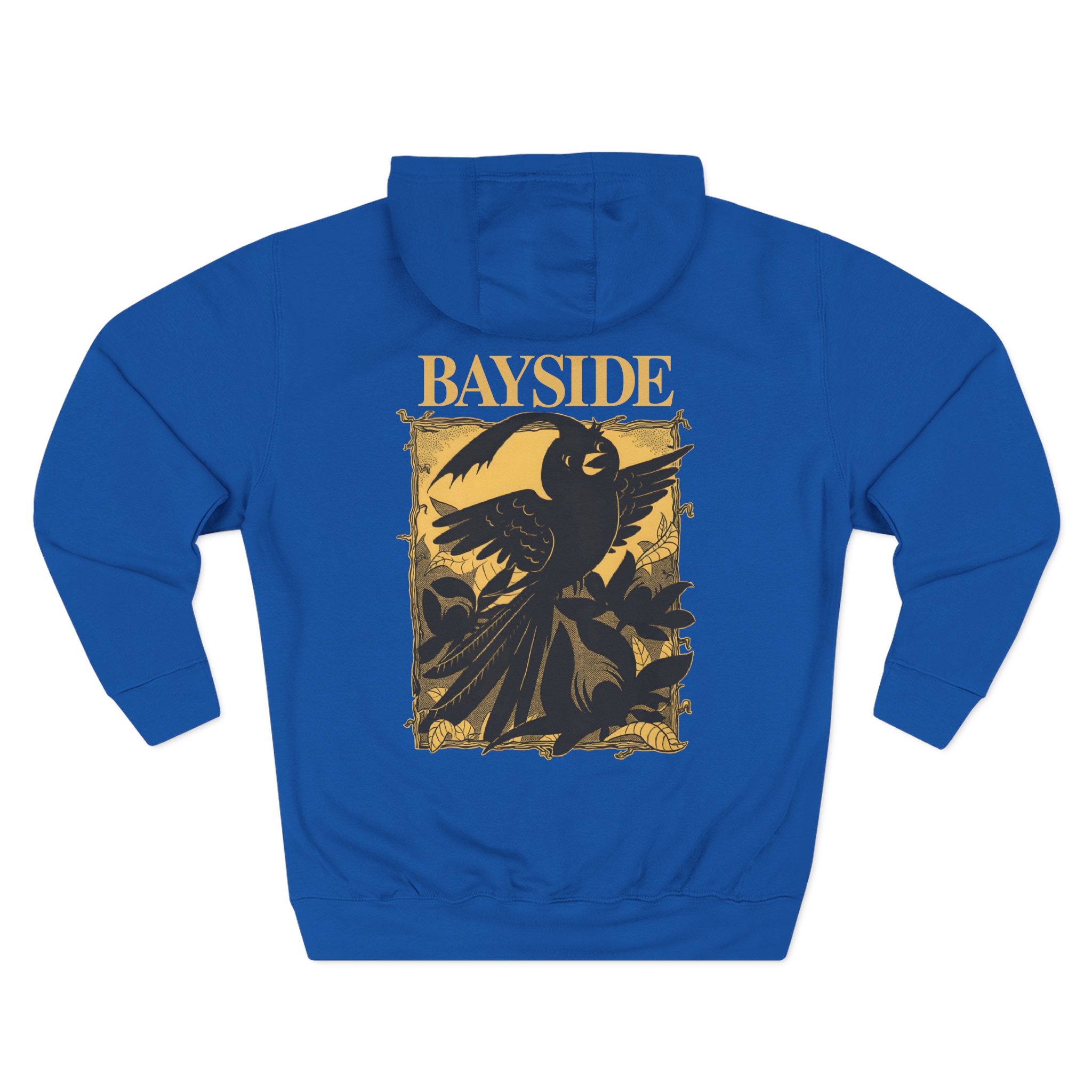 Bayside Cartoon Three-Panel Fleece Hoodie