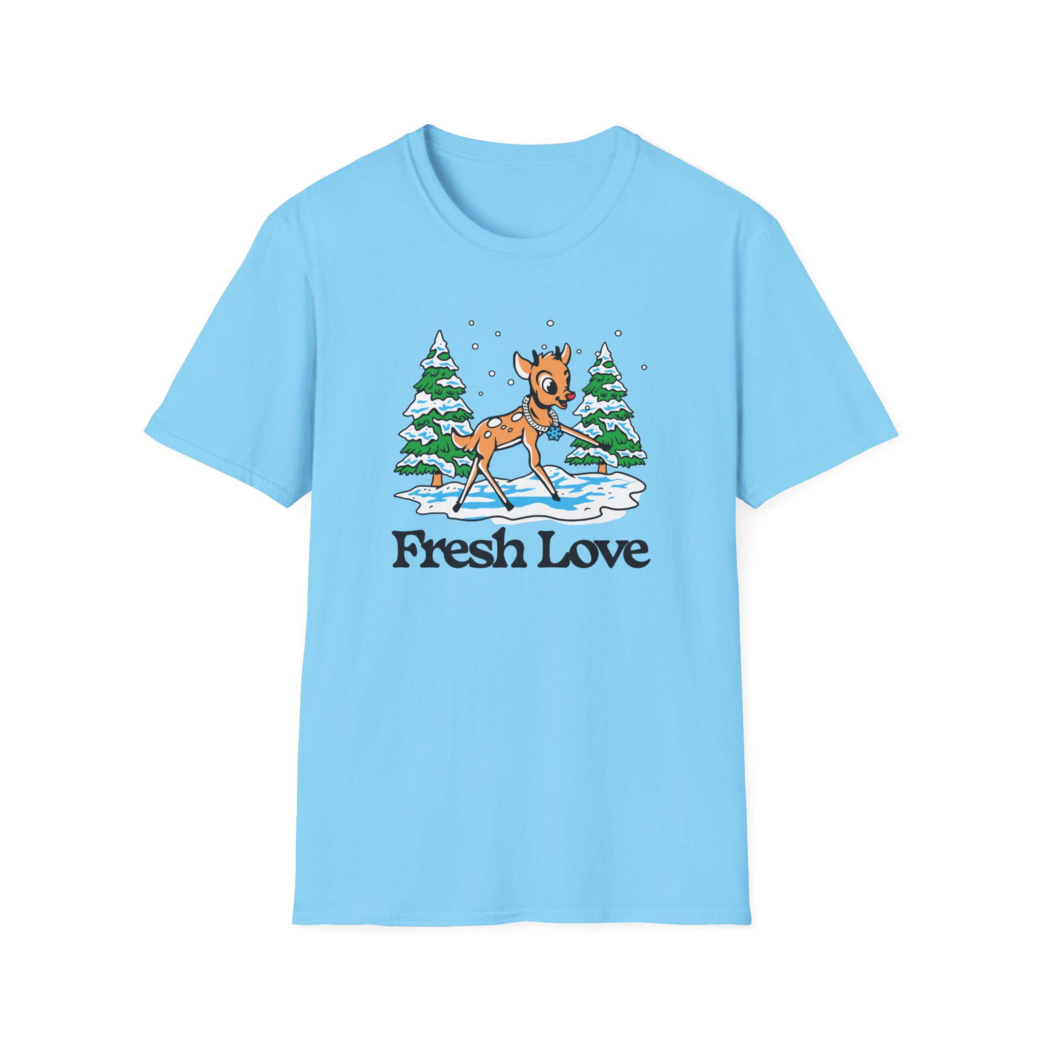 Fresh Love Snow Dough Unisex Softstyle T-Shirt