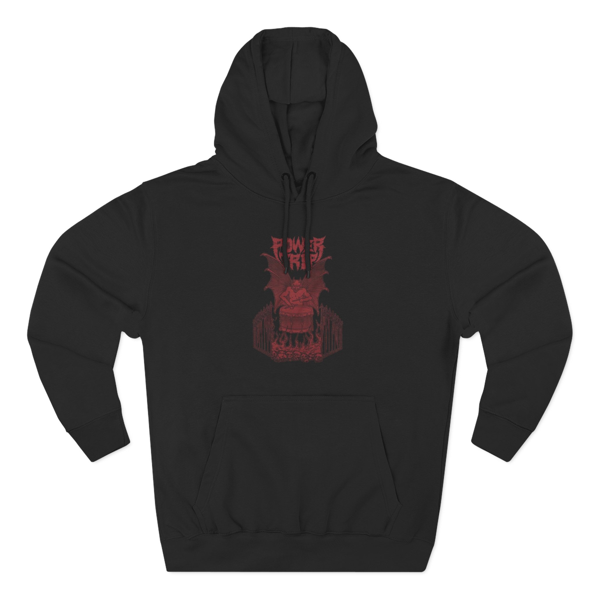 Power Trip Demon Drum Three-Panel Fleece Hoodie