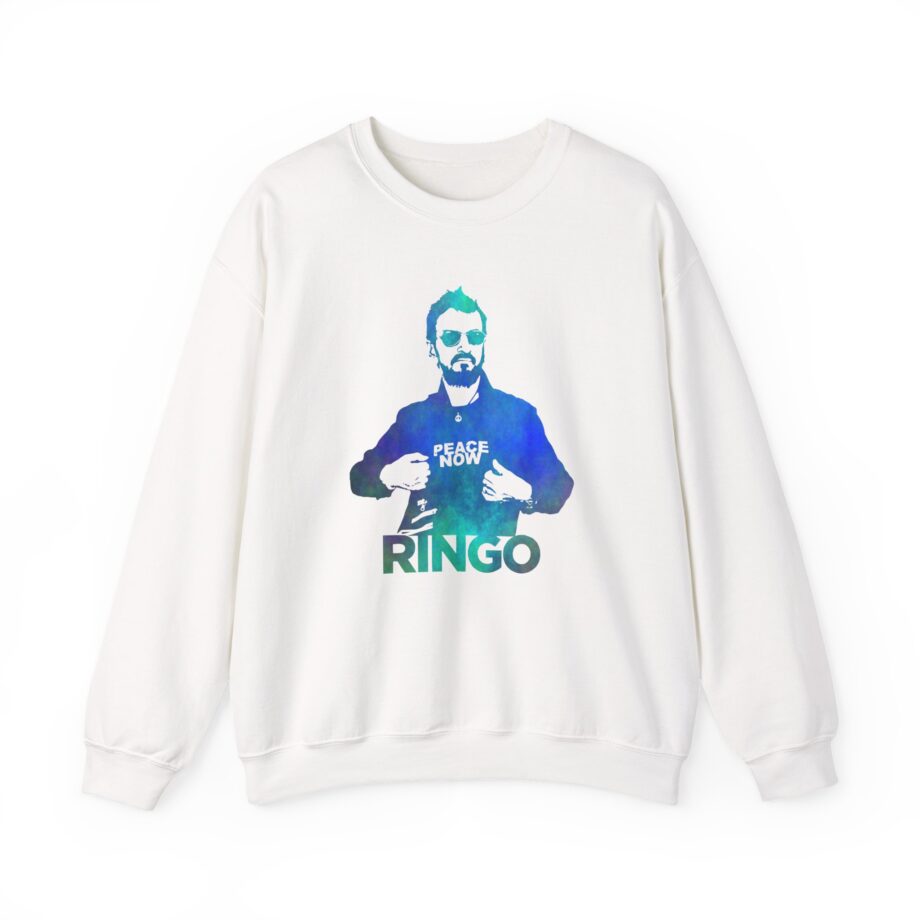 Ringo Starr Peace Now Mint Unisex Heavy Blend™ Crewneck Sweatshirt