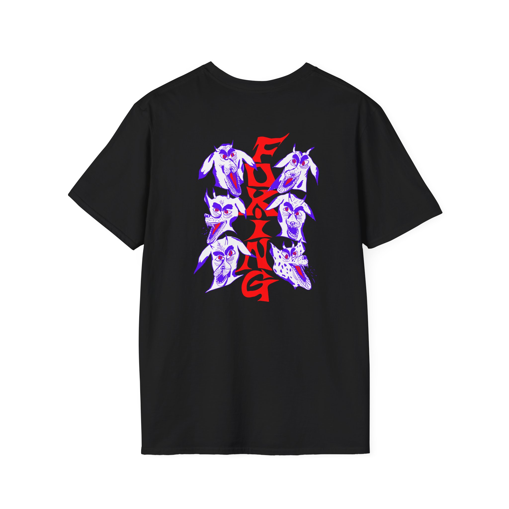 Foxing Devil Dogs Unisex Softstyle T-Shirt