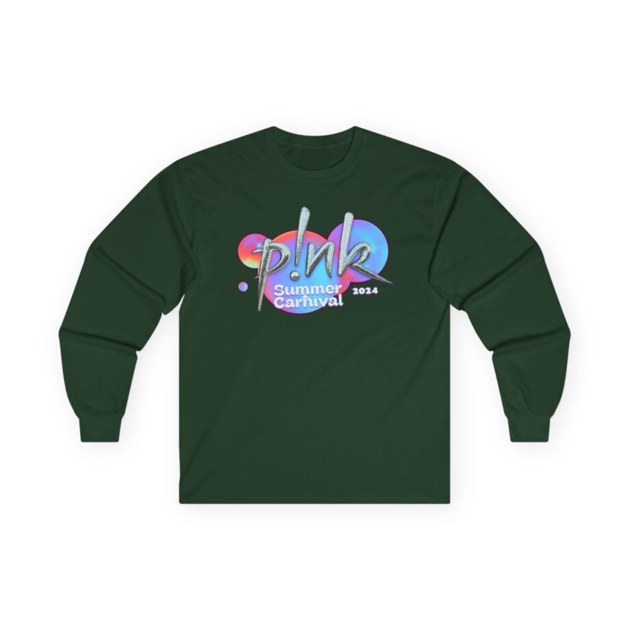 P!nk Split Tie Dye Unisex Ultra Cotton Long Sleeve Tee