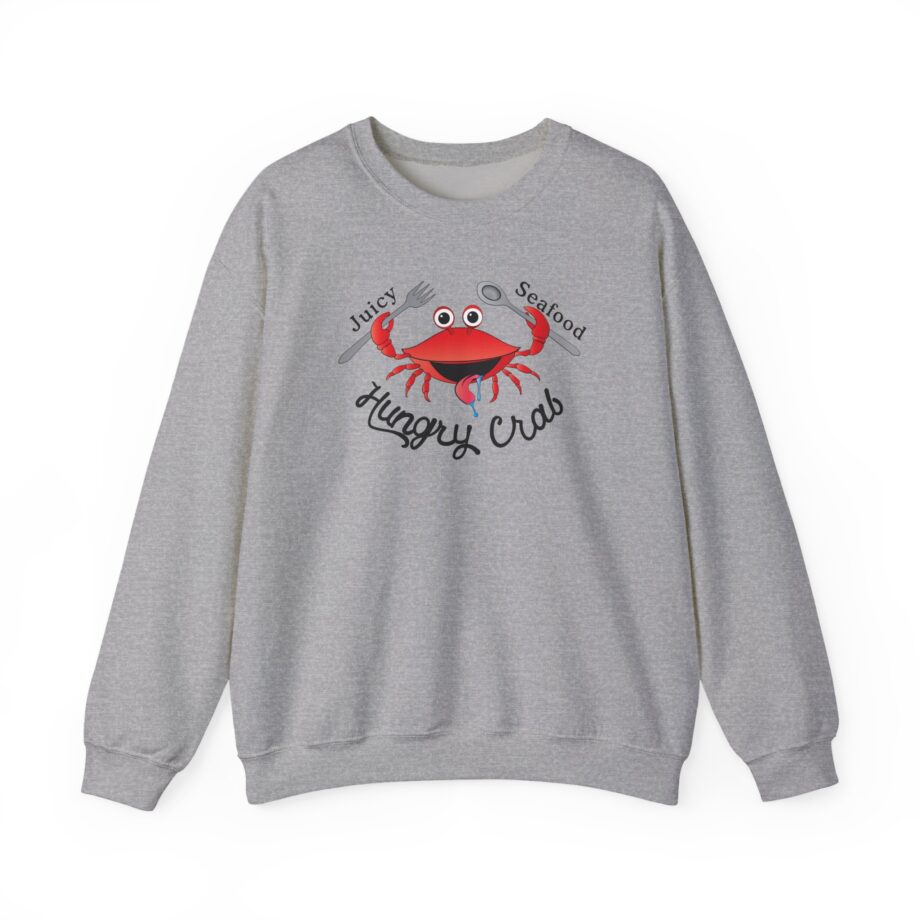 Hungry Box Hungry Crab Juicy Seafood Unisex Heavy Blend™ Crewneck Sweatshirt