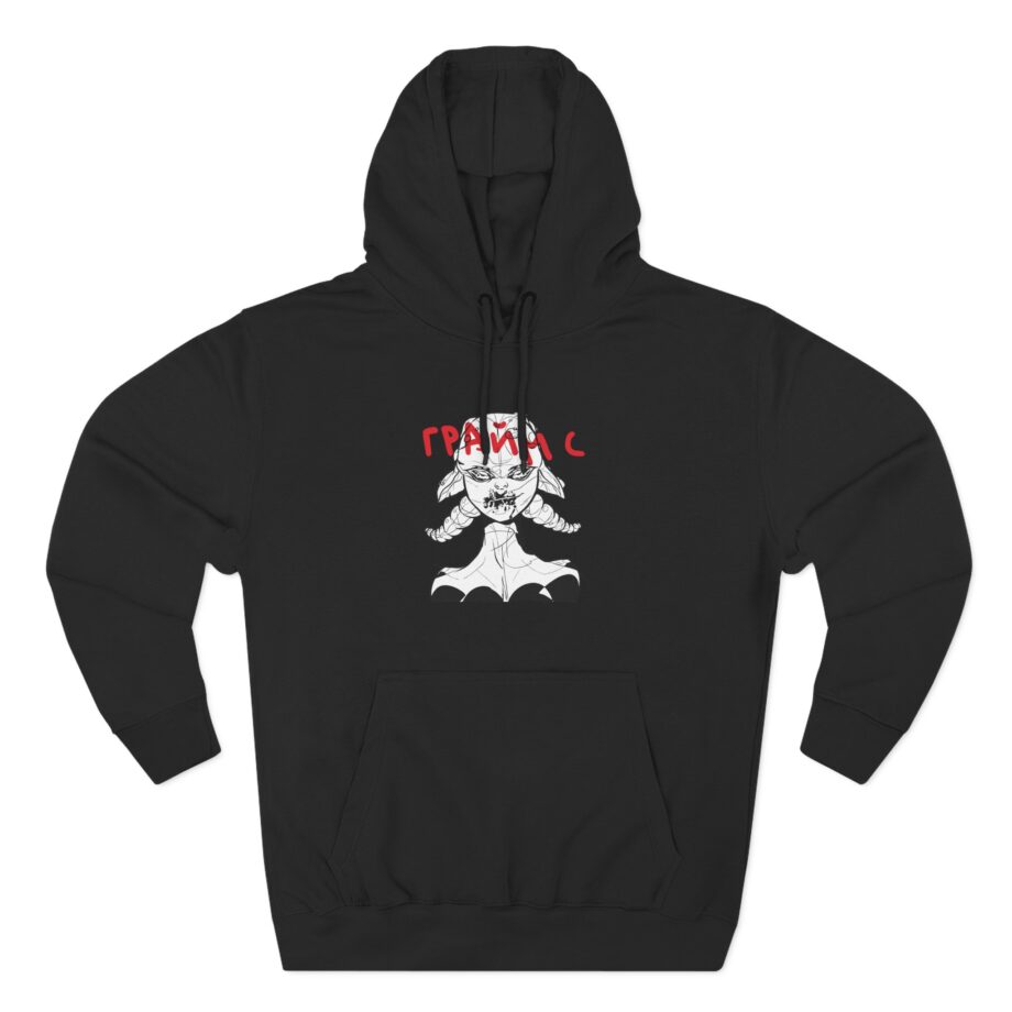 Grimes Three-panel Fleece Hoodie