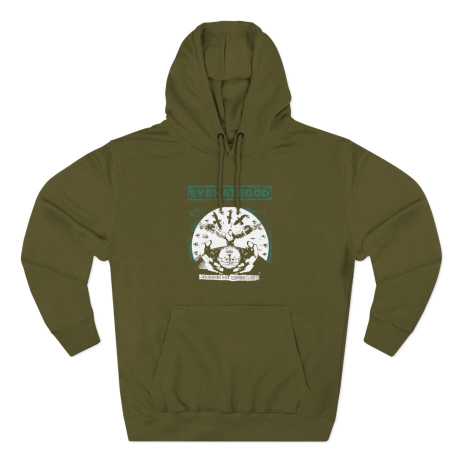 Eyehategod Disorders Not Elsewhere Classified Three-Panel Fleece Hoodie