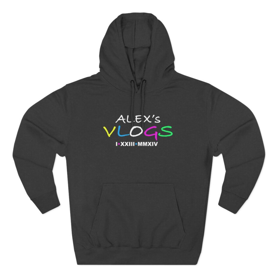 Alex Warren VLOGS Three-Panel Fleece Hoodie