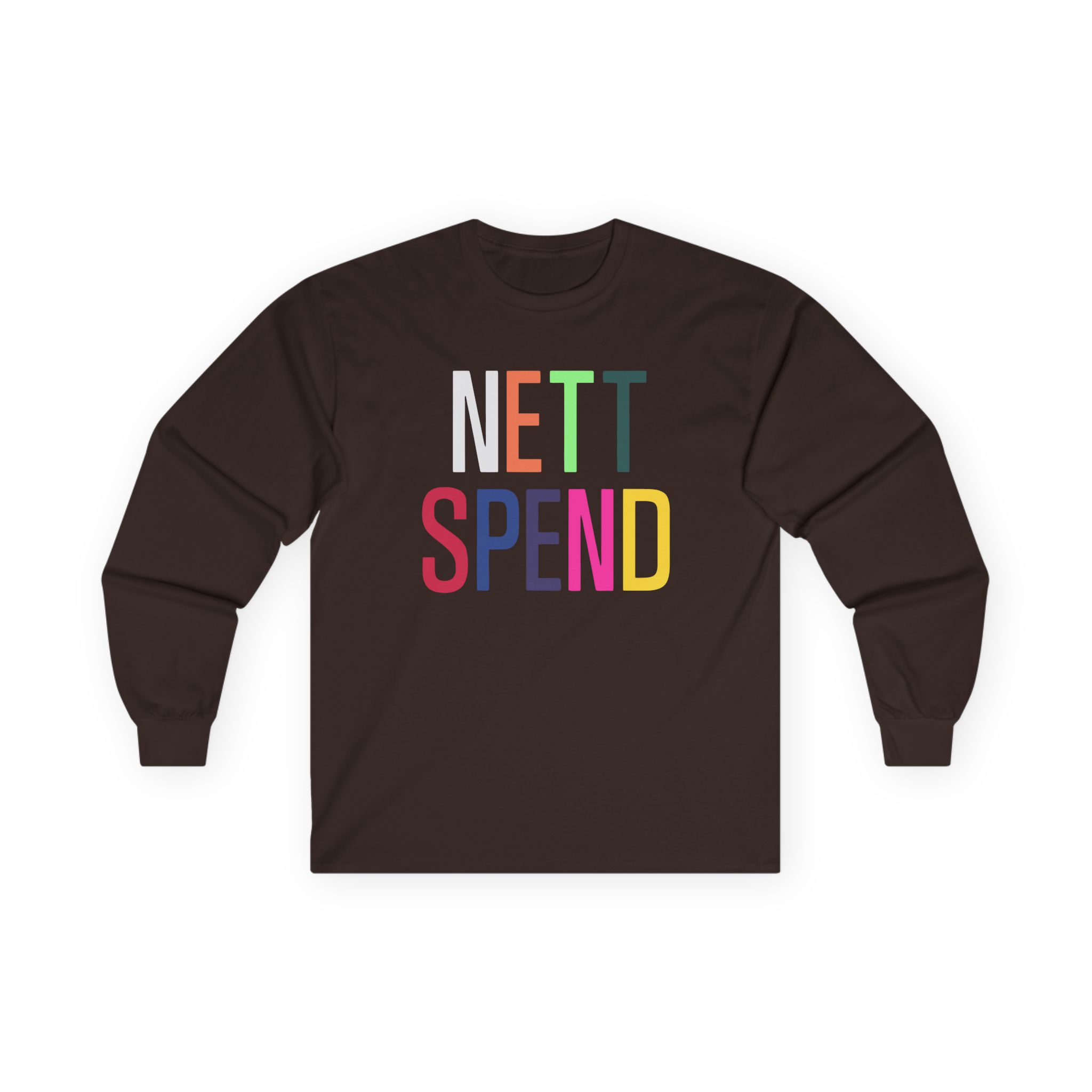 Nettspend Rainbow Unisex Ultra Cotton Long Sleeve Tee