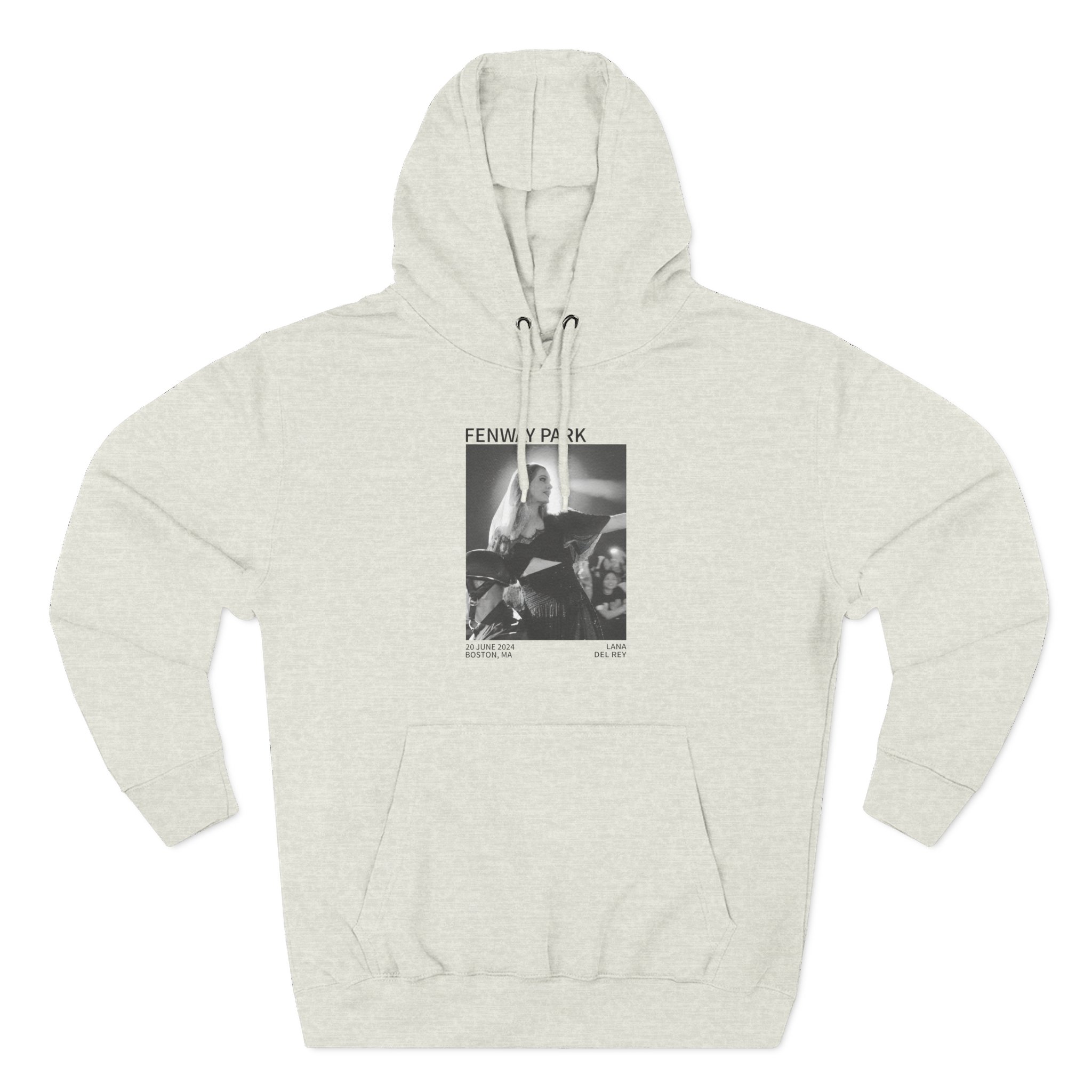 Lanadelrey Three-Panel Fleece Hoodie