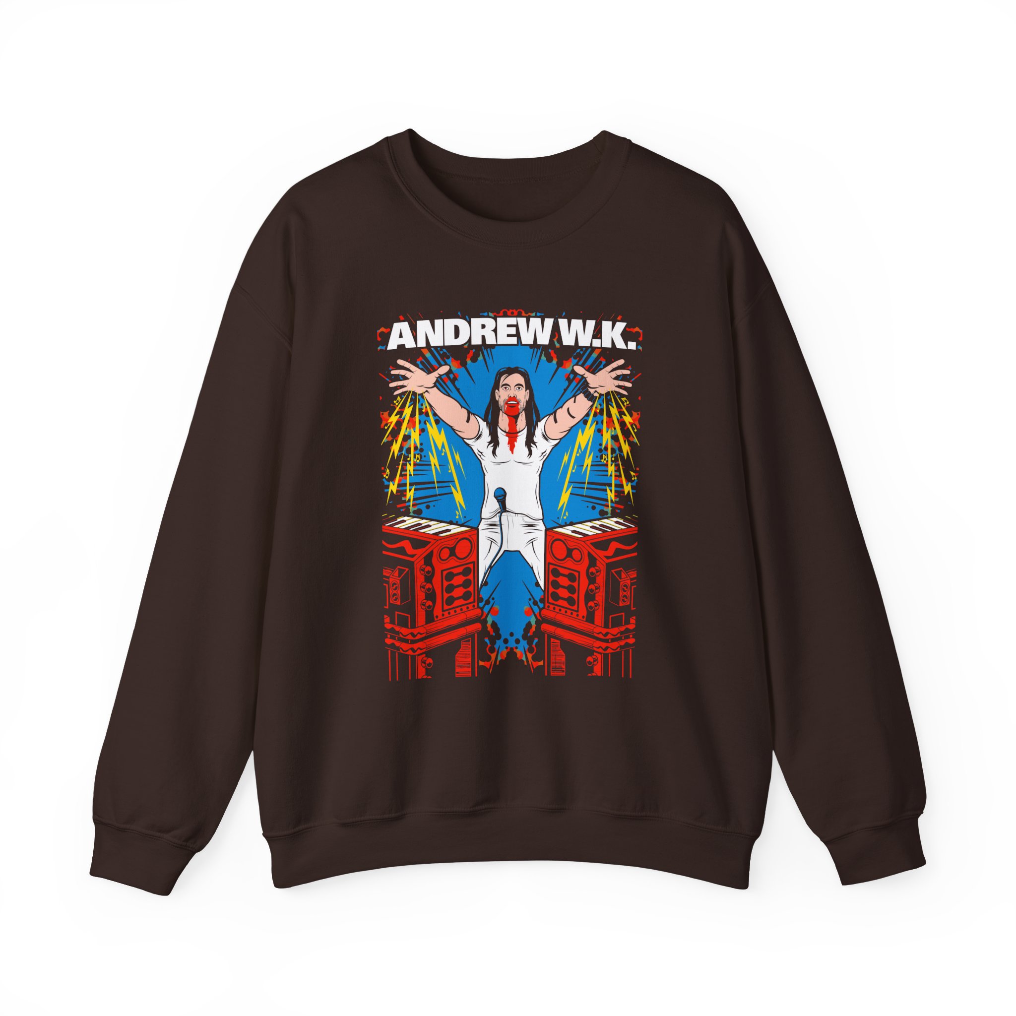 Andrew Wk Sorcery Unisex Heavy Blendâ„¢ Crewneck Sweatshirt
