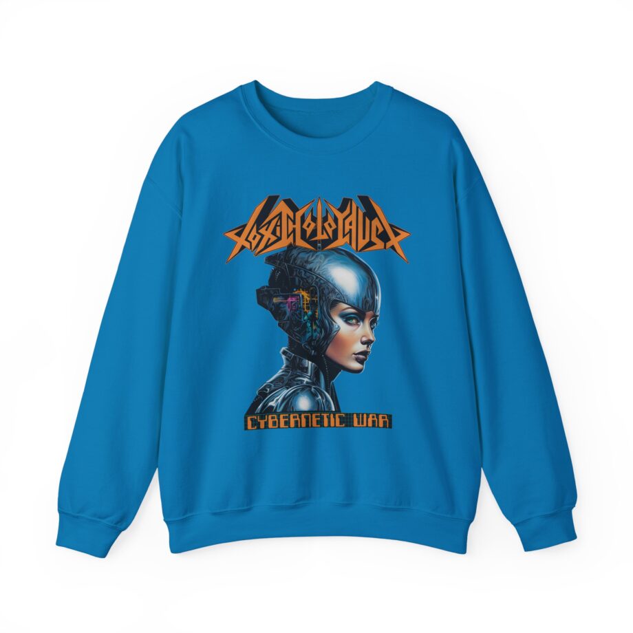 Toxic Holocaust Cybernetic War Unisex Heavy Blend™ Crewneck Sweatshirt