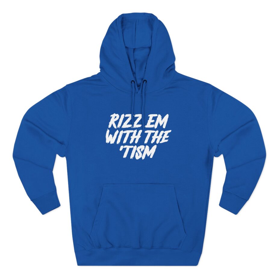 Ryan Windridge Rizz Em With the Tism Three-Panel Fleece Hoodie