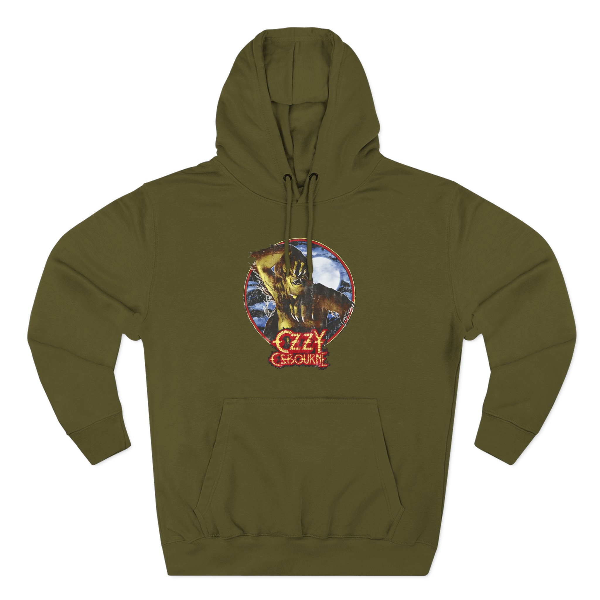 Ozzy Osbourne Bark At The Moon Three-Panel Fleece Hoodie