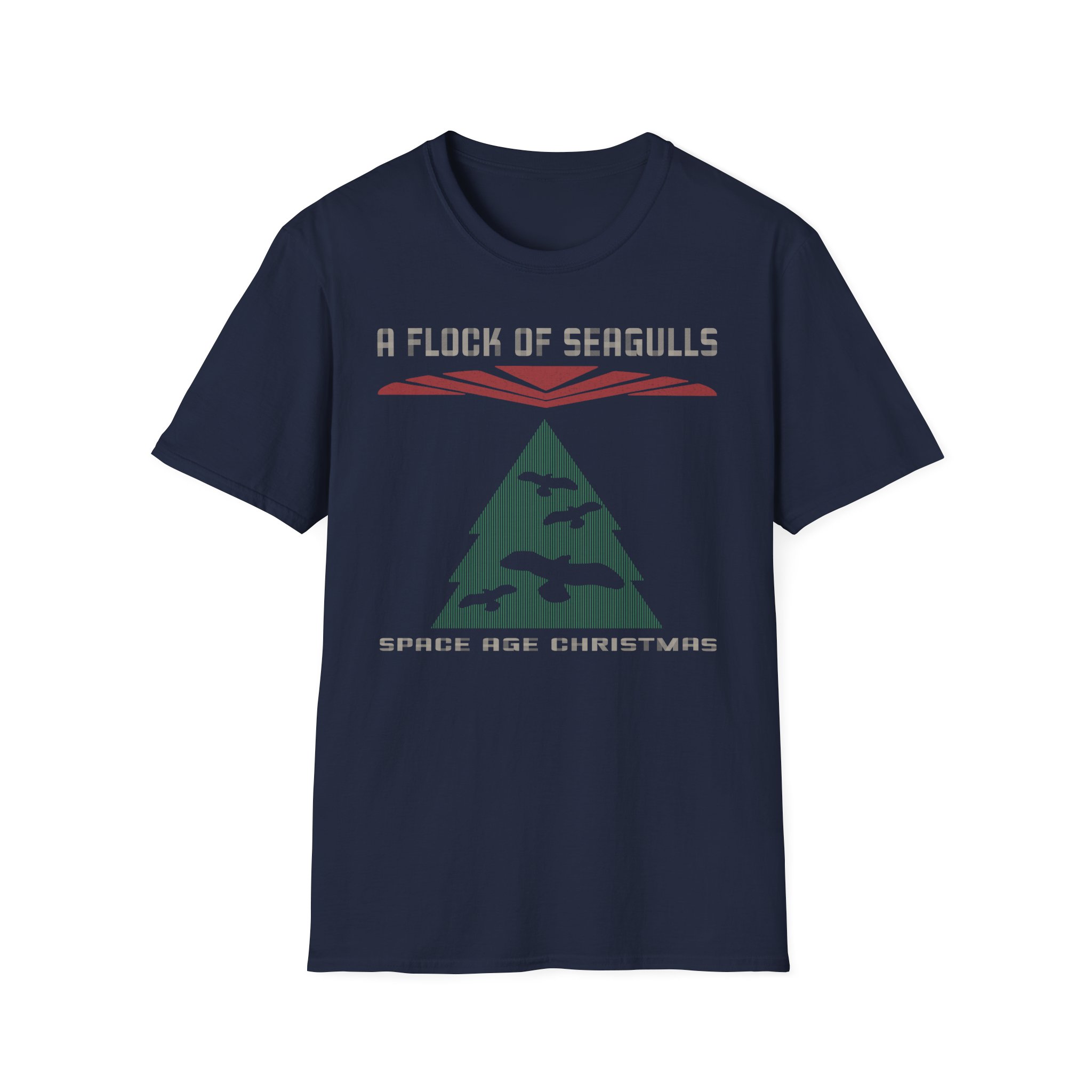 A Flock of Seagulls Ugly Xmas Unisex Softstyle T-Shirt